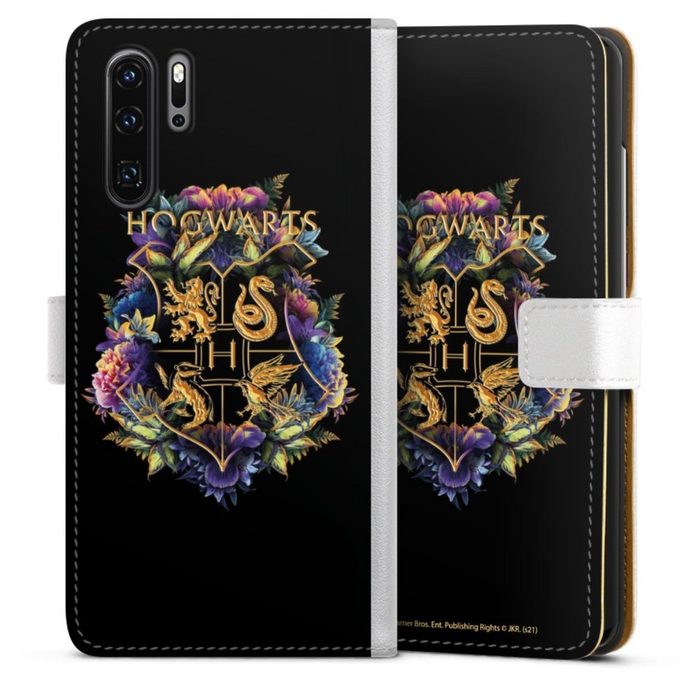 DeinDesign Handyhülle Harry Potter Hogwarts Wappen Hogwarts Emblem Huawei P30 Pro New Edition Hülle Handy Flip Case Wallet Cover
