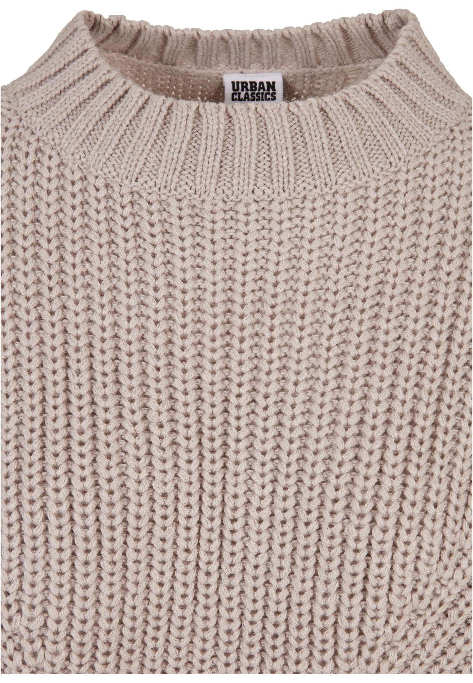 Ladies Sweater Wide CLASSICS Damen (1-tlg) Oversize URBAN warmgrey Kapuzenpullover