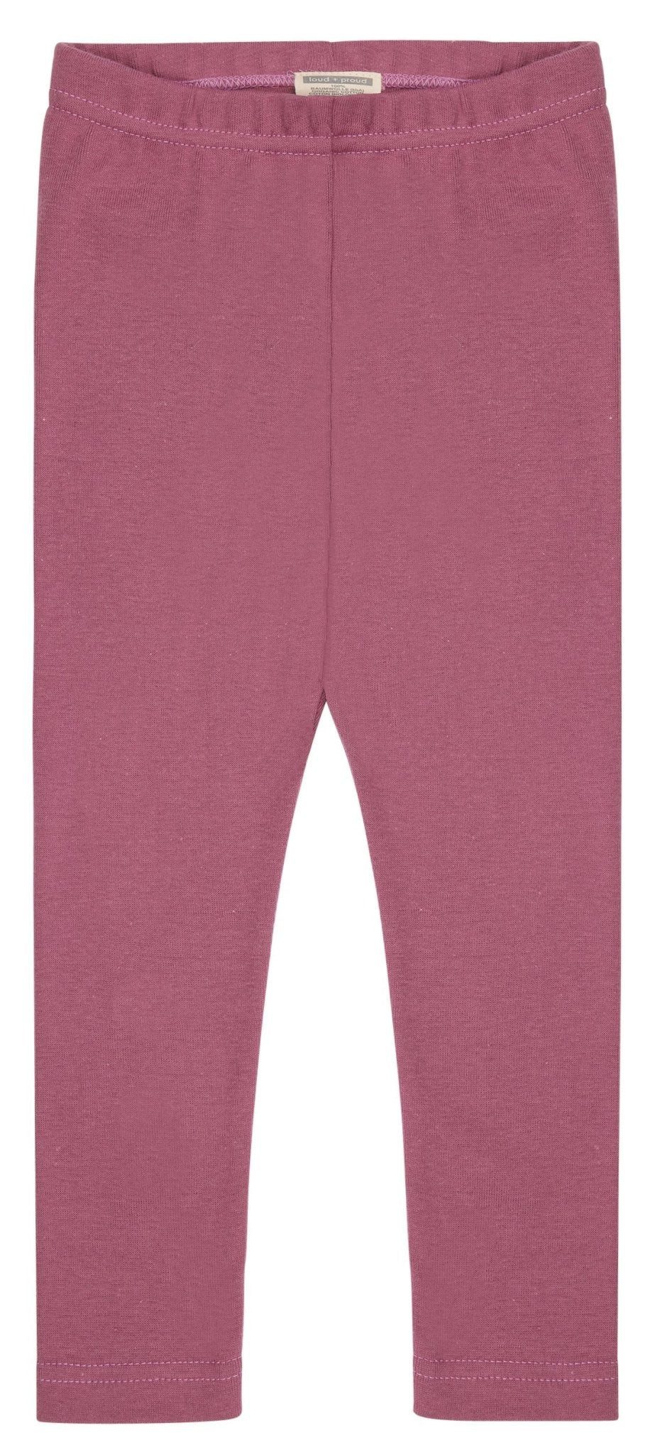 loud + proud Leggings aus Feinripp