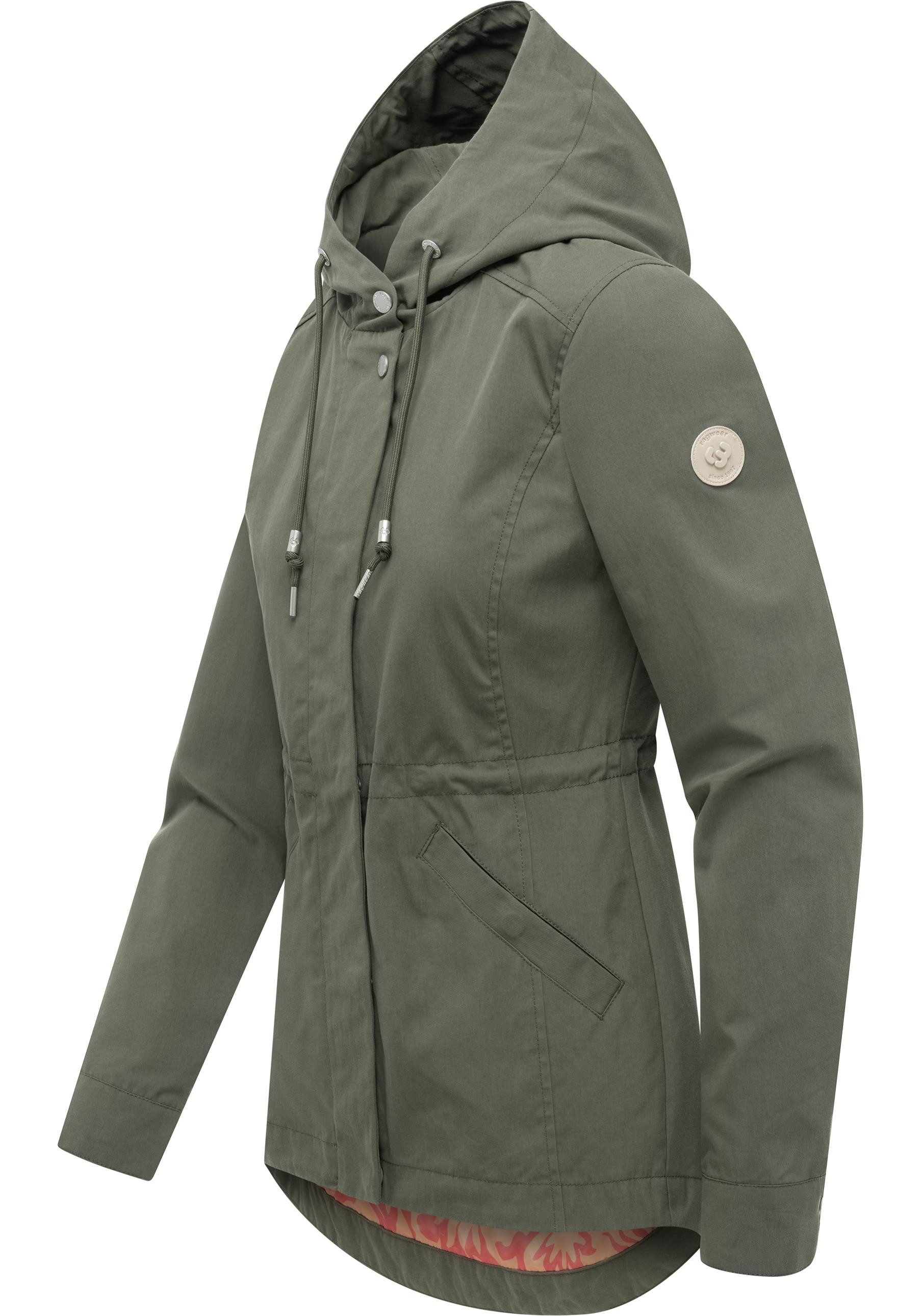 Ragwear Parka Dankira Leichte Übergangsjacke mit verstellbarer Kapuze – Bild 2 von 4