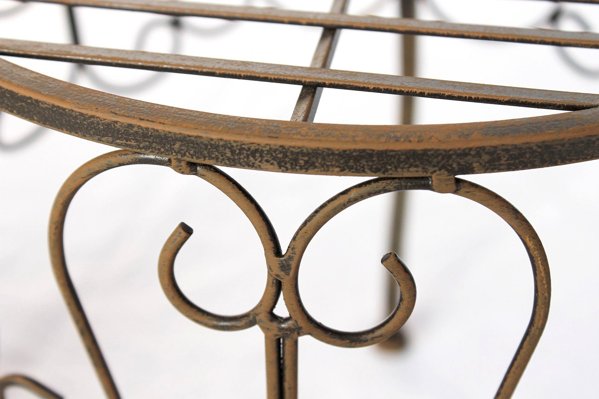 DanDiBo Blumenhocker Metall Braun Rund Blumenständer 140129 Beistelltisch Pflanzenständer