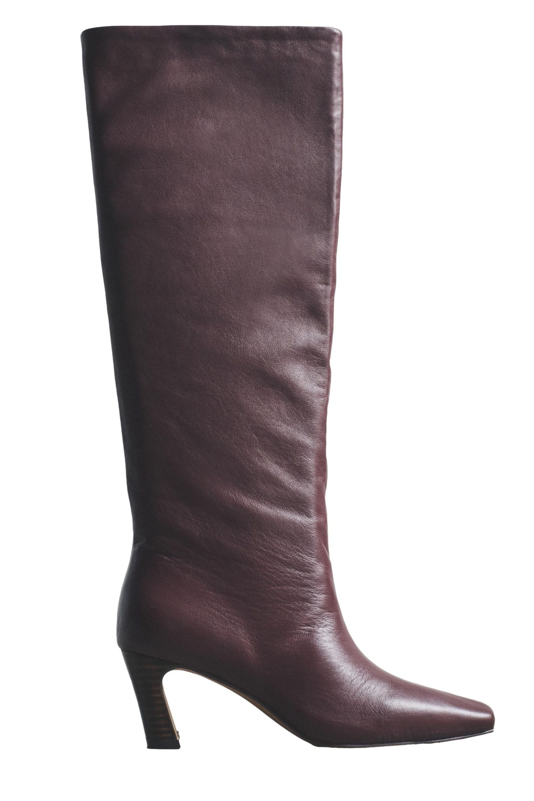 The Set The Set Kniehohe Premium-Lederstiefel Stiefel (1-tlg)