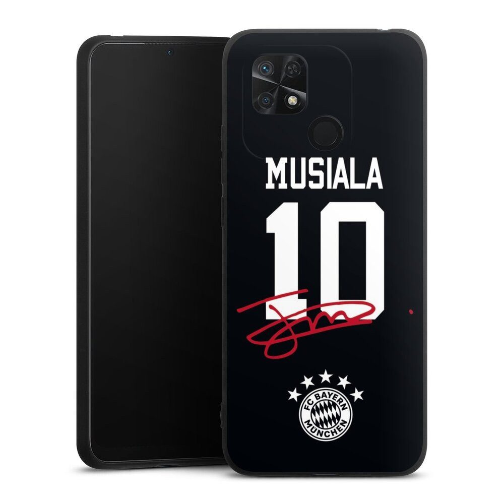 DeinDesign Handyhülle FC Bayern München Jamal Musiala FCB Musiala 10, Xiaomi Redmi 10C Silikon Hülle Premium Case Handy Schutzhülle