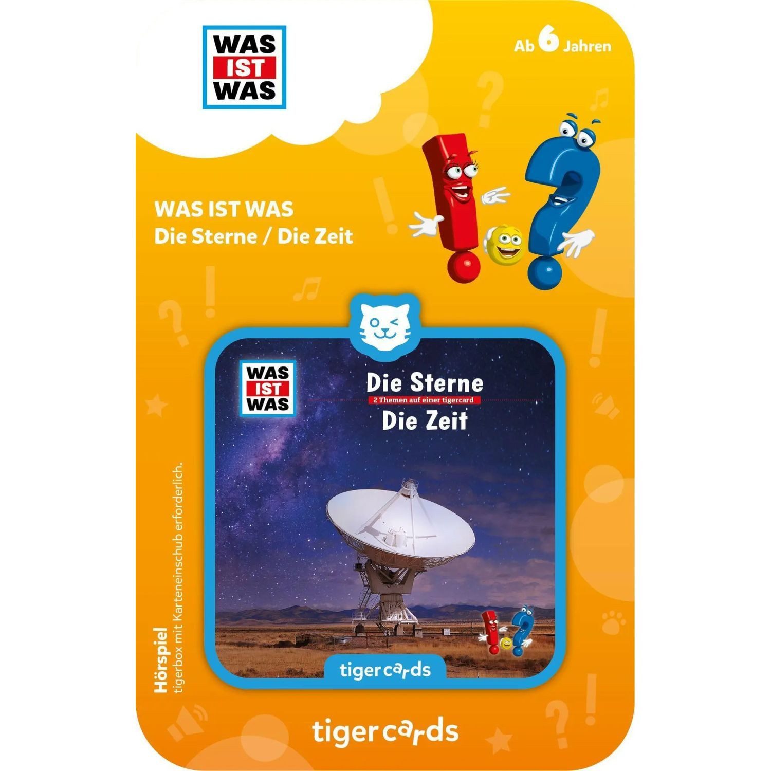 Tiger Media Deutschland GmbH Hörspiel tigercard - WAS IST WAS - Die Sterne/ Die Zeit