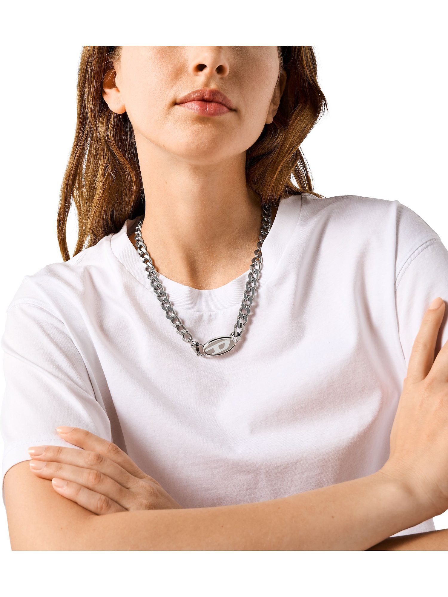 Diesel Edelstahlkette Diesel Herren-Kett... Diesel Edelstahlkette Diesel Herren-Kett...