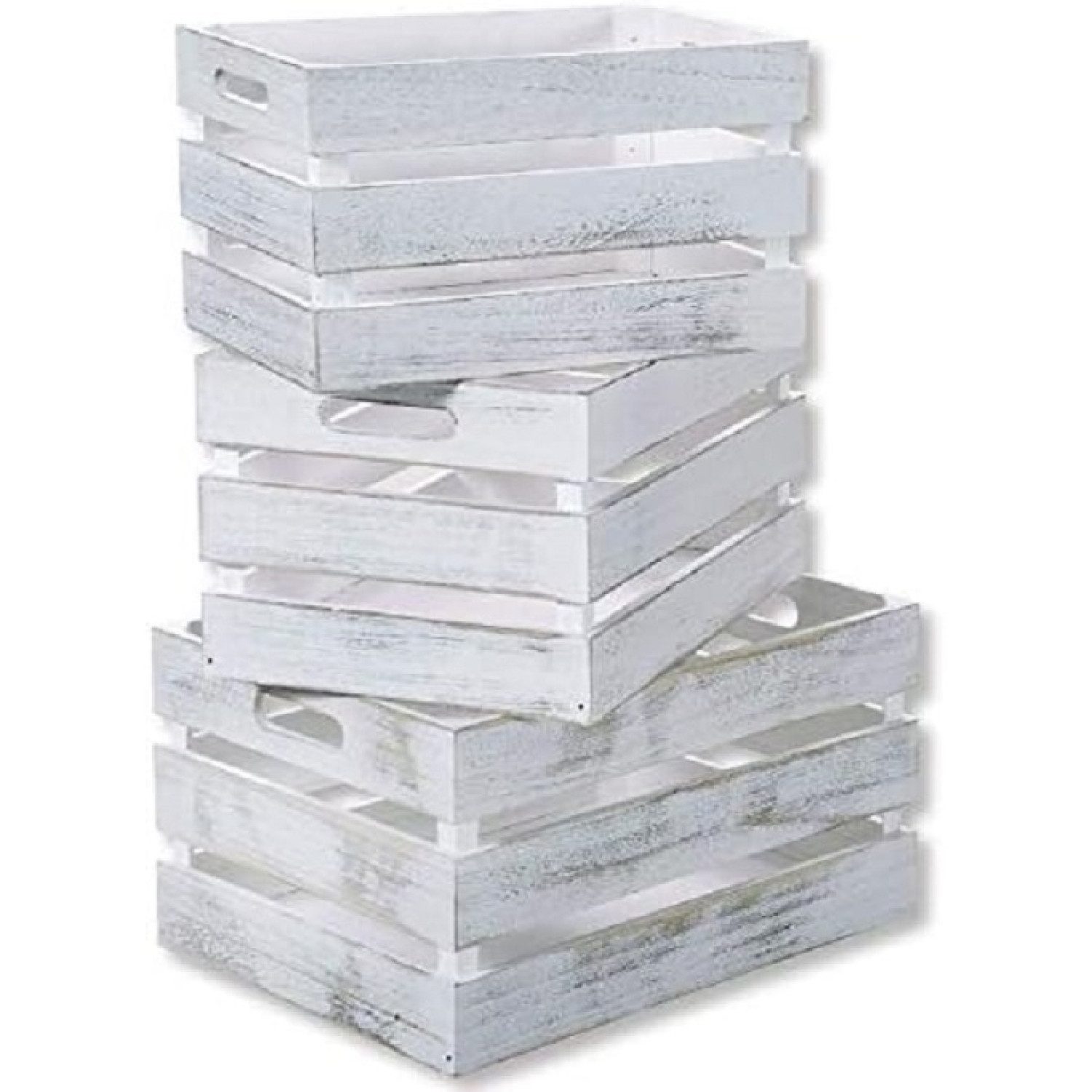 KESPER® Holzkiste KESPER 91670 Aufbewahrungsboxen 3er Set/Dekokisten aus Pa günstig online kaufen