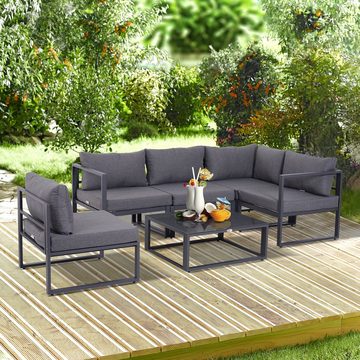 Sitzgruppe Gartensofaset für 4–5 Personen