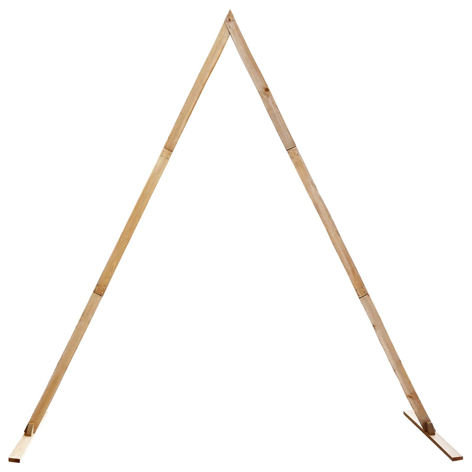 vidaXL Pergola Hochzeitsbogen Hellbraun 202 x 95 x 254 cm Massives Kiefernholz, (1-tlg)