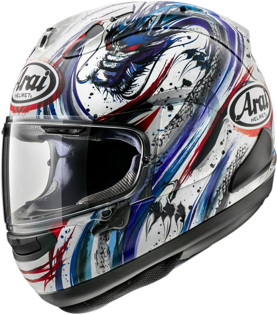 Arai Motorradhelm RX-7V Evo Kiyo Trico Replica Helm, Vorbereitet Für Kommunikationssystem