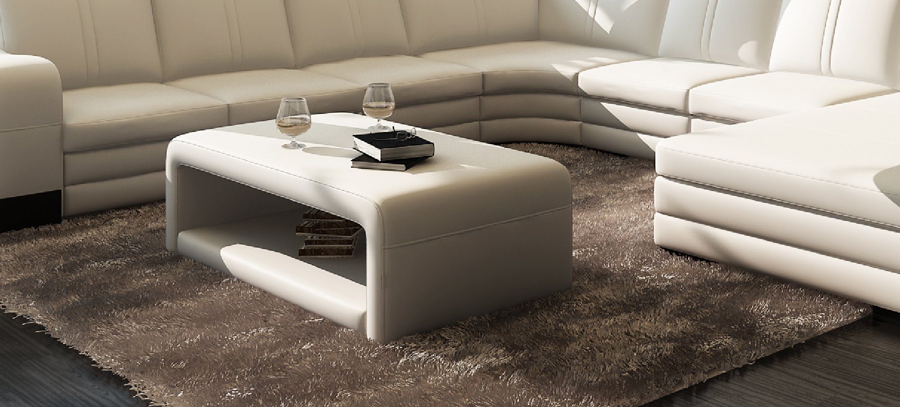 JVmoebel Couchtisch Design Modern Couch Sofa Tische Wohnzimmer Gepolstert Tisch Sofort