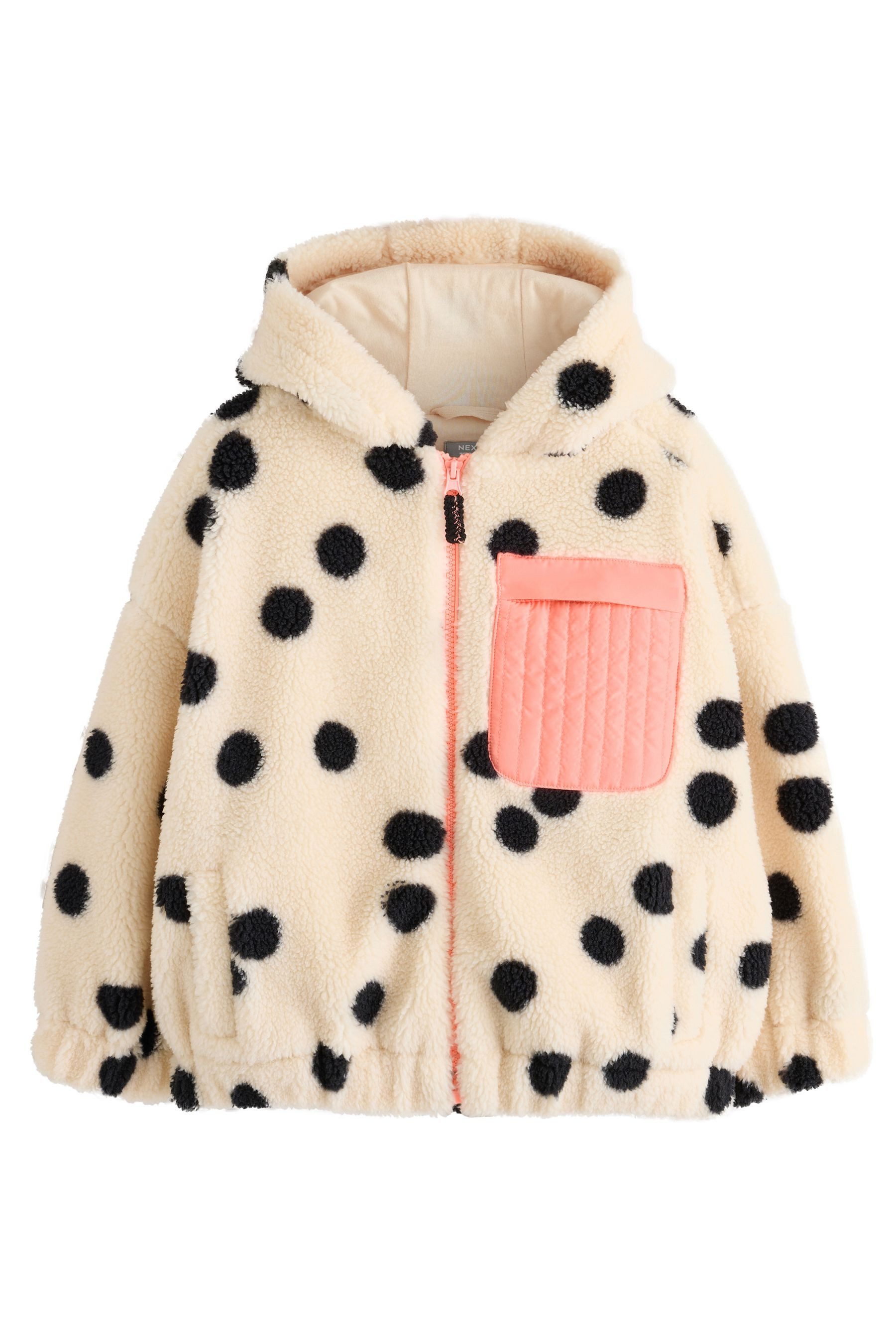 Next Kapuzenfleecejacke Kapuzenjacke aus Plüsch (1-St)