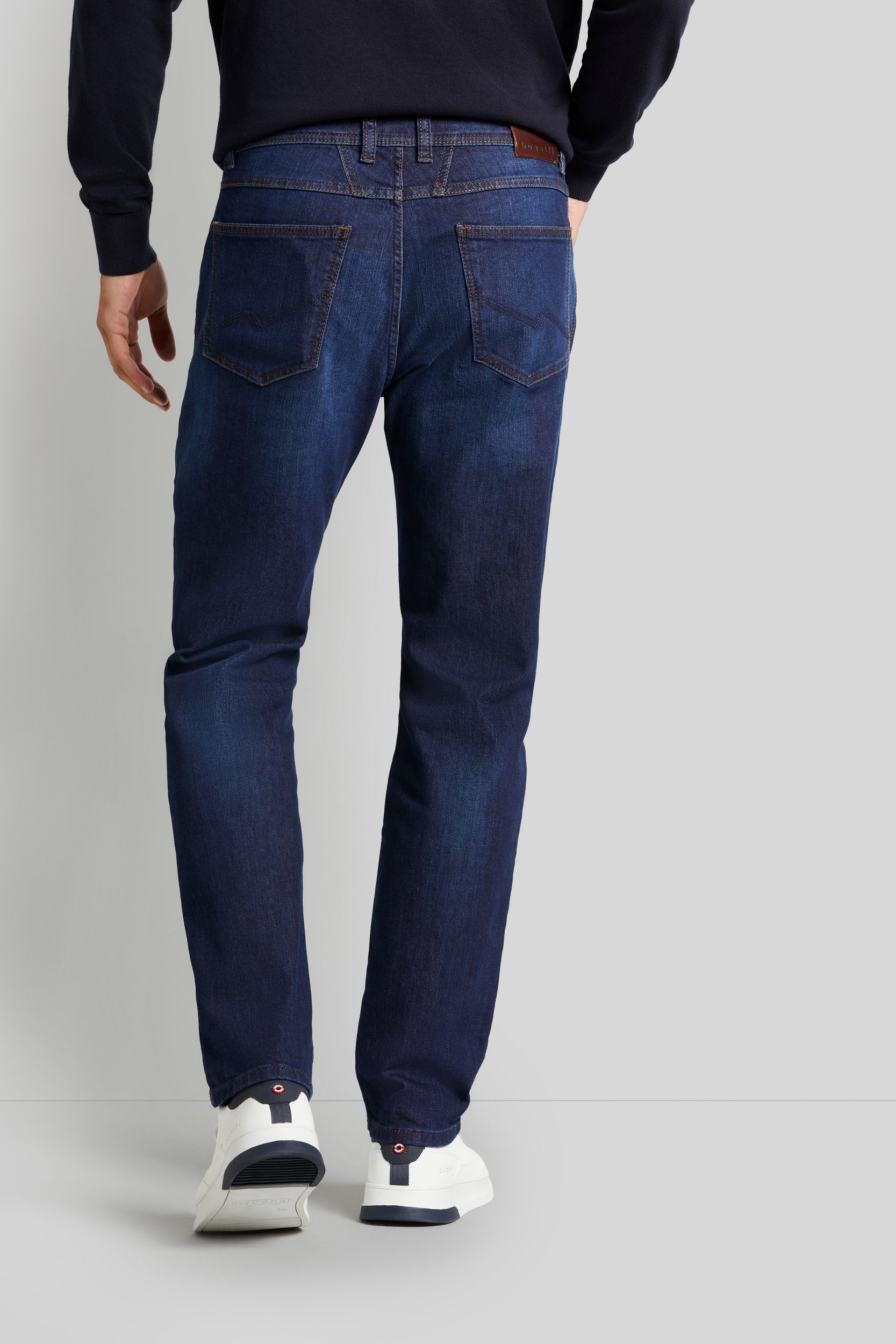 mit Used marine einem leichten Look 5-Pocket-Jeans bugatti
