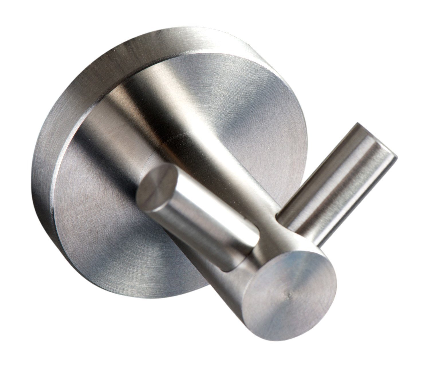 Ambrosya Doppelhaken Handtuchhalter aus Edelstahl - Handtuchhaken Wandhaken günstig online kaufen