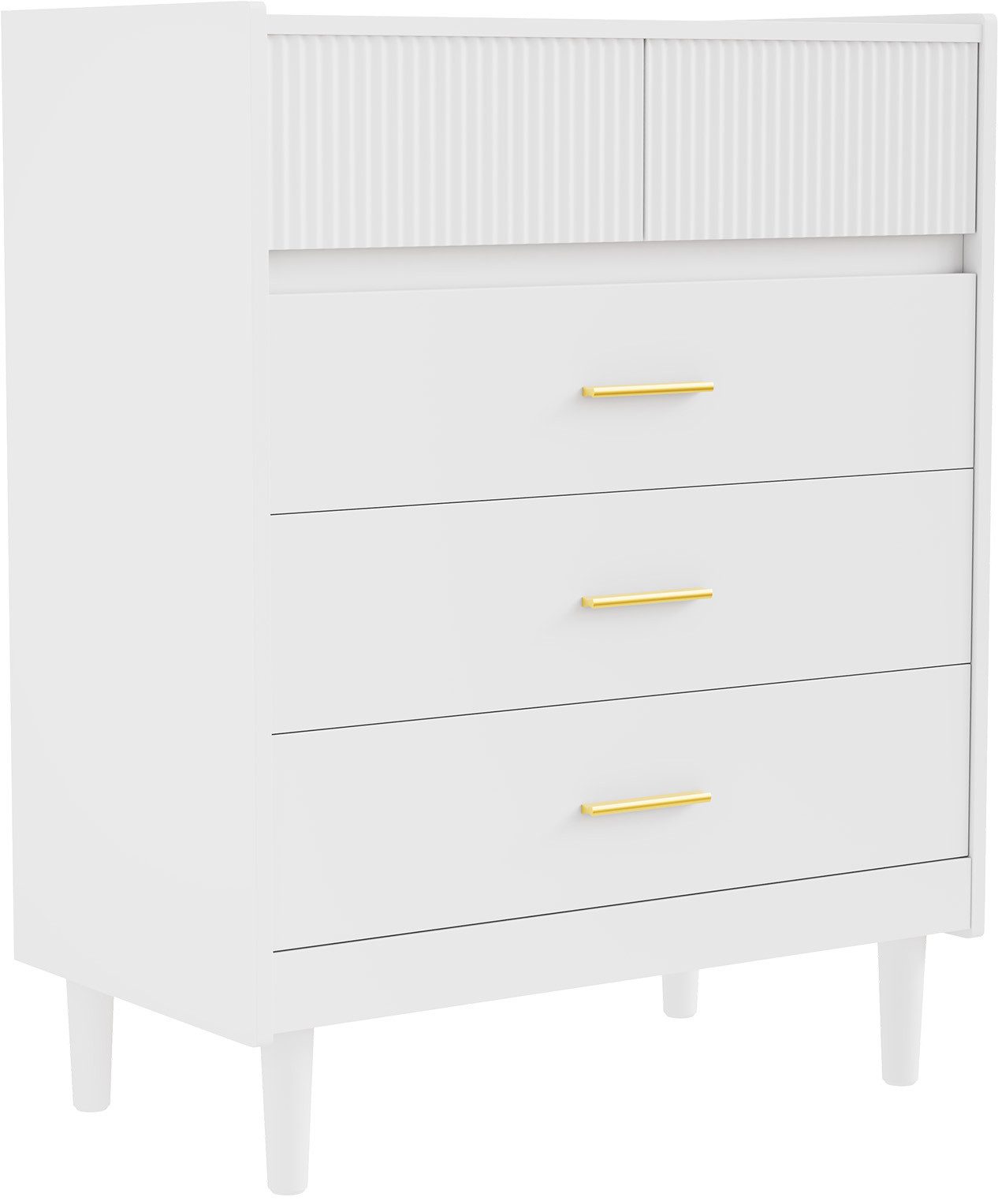 HOMAVO Kommode mit Schubladen für Wohnzimmer Schlafzimmer modern & geräumig (FSC®, viel Stauraum, pflegeleicht), für Wohnzimmer Schlafzimmer Büro Flur
