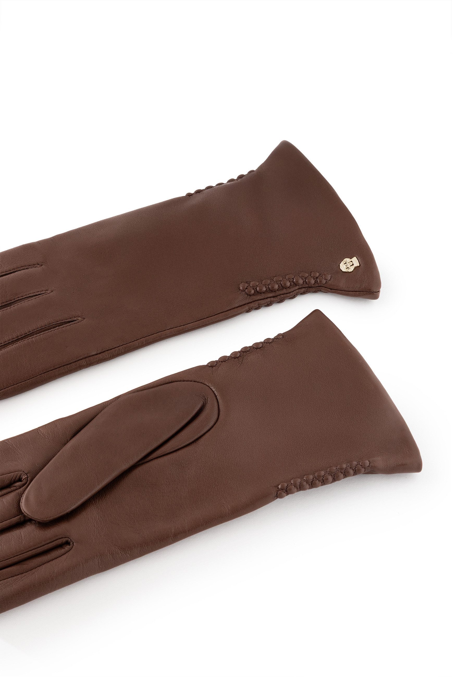 Roeckl Lederhandschuhe Regina Fingerhandschuhe mit Ziernaht günstig online kaufen