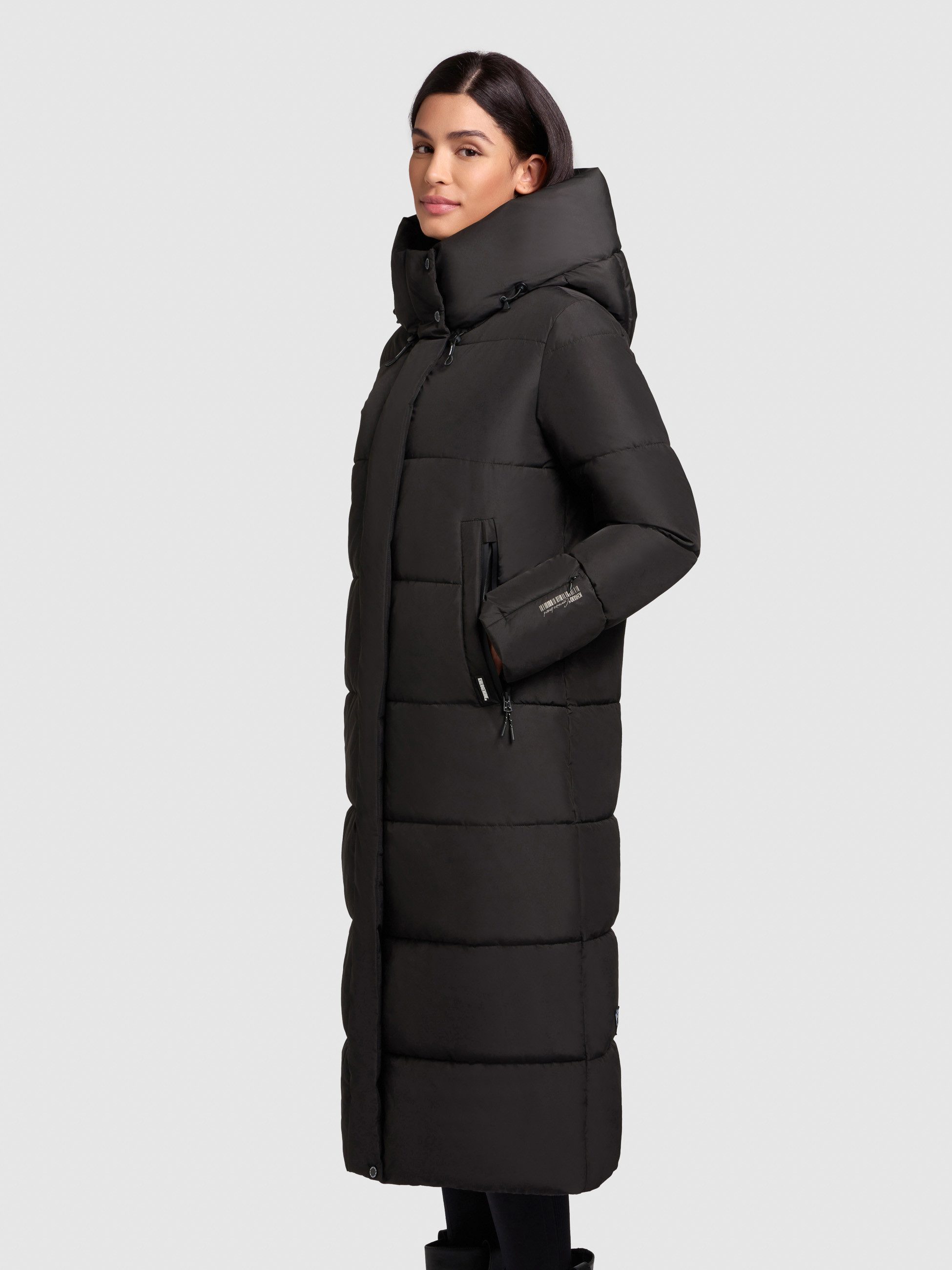 khujo Steppmantel SOULANI4 wasserabweisende Beschichtung an den Reißverschlusstaschen