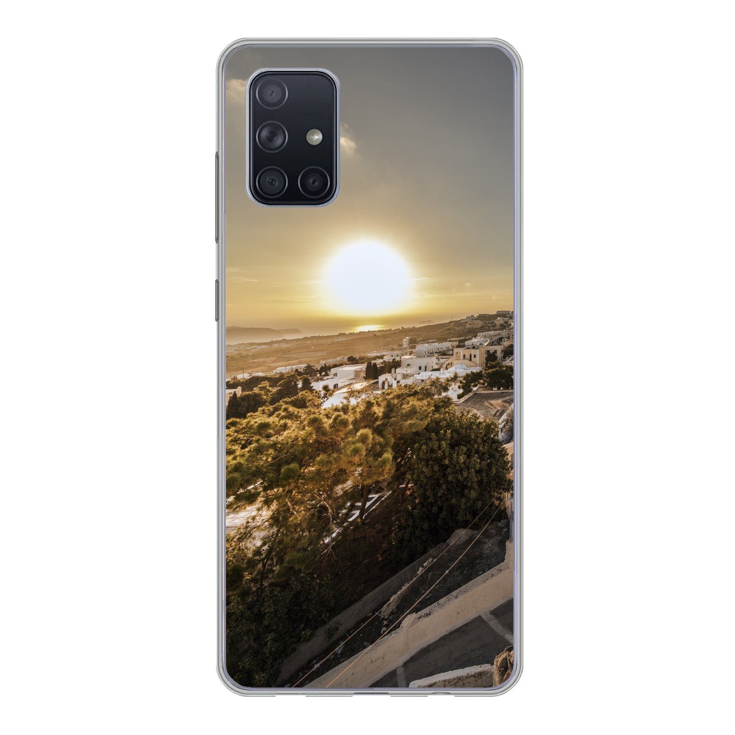 MuchoWow Handyhülle Handyhülle Samsung galaxy a51 Silikonhülle, Handyhülle Handy Hülle Telefonhülle iphone Samsung
