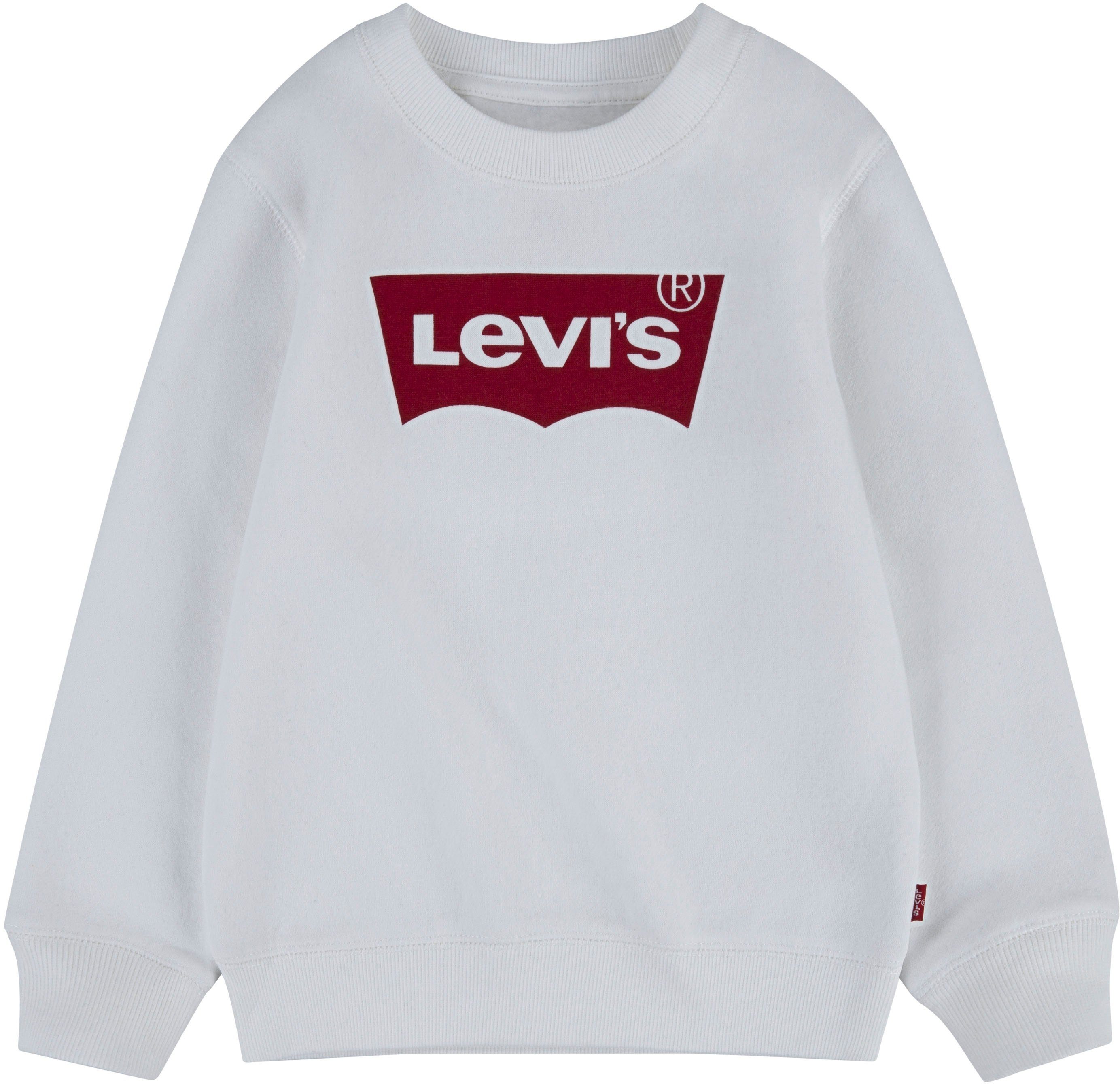 Levi's® Kids Sweatshirt BOYS CREWNECK BATWING white for