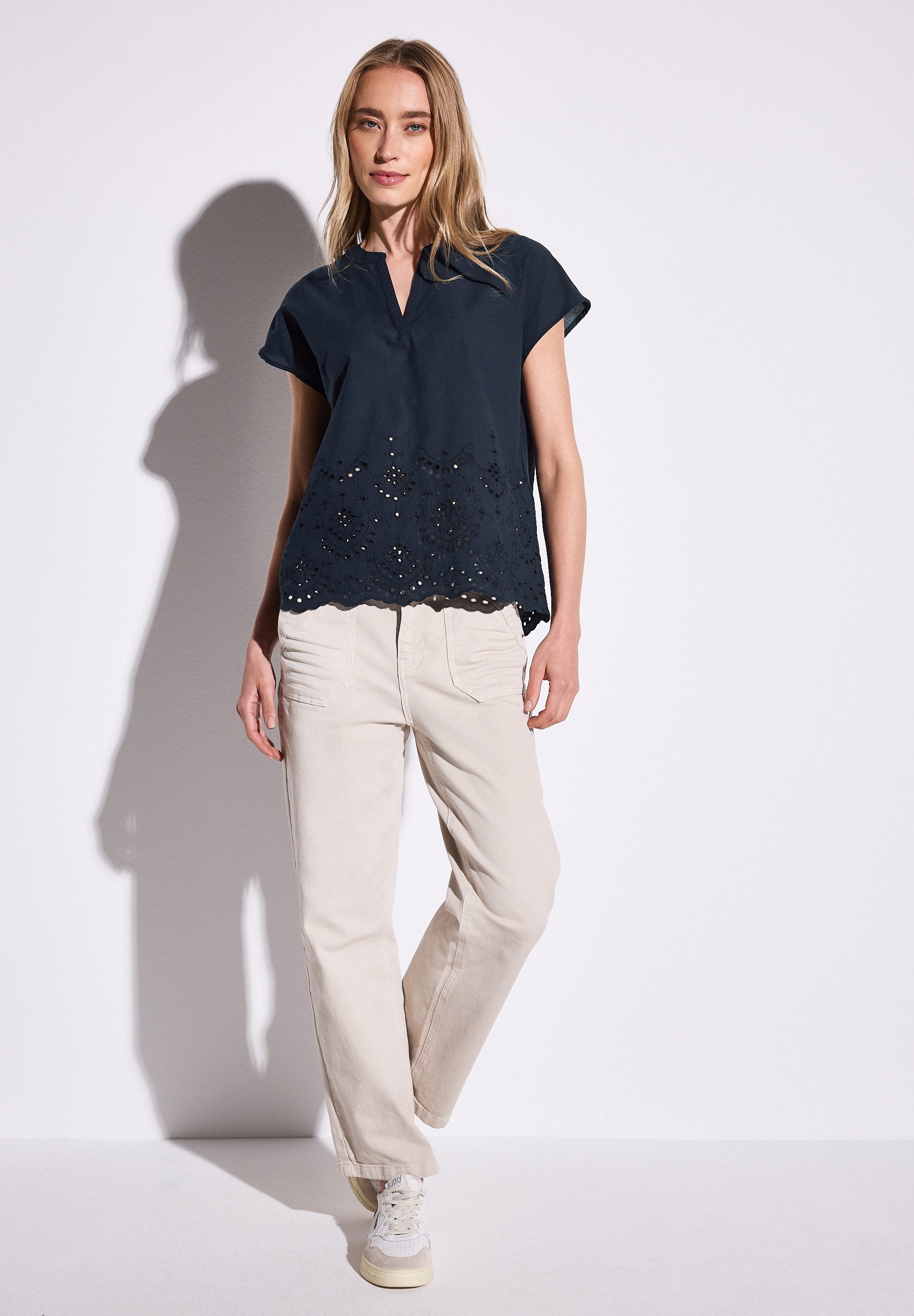 STREET ONE Shirtbluse aus reiner Baumwolle