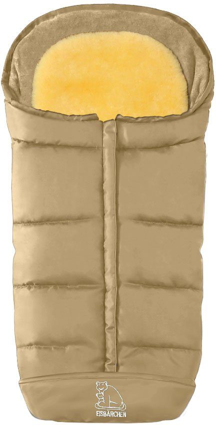 Heitmann Felle Fußsack Eisbärchen - Komfort 2 in 1 Winterfußsack, mit  Lammfell-Einlage, für Kinderwagen und Buggy, waschbar, Kann im Kopfbereich  durch einen Kordelzug zur Mumienform zusammengezogen werden