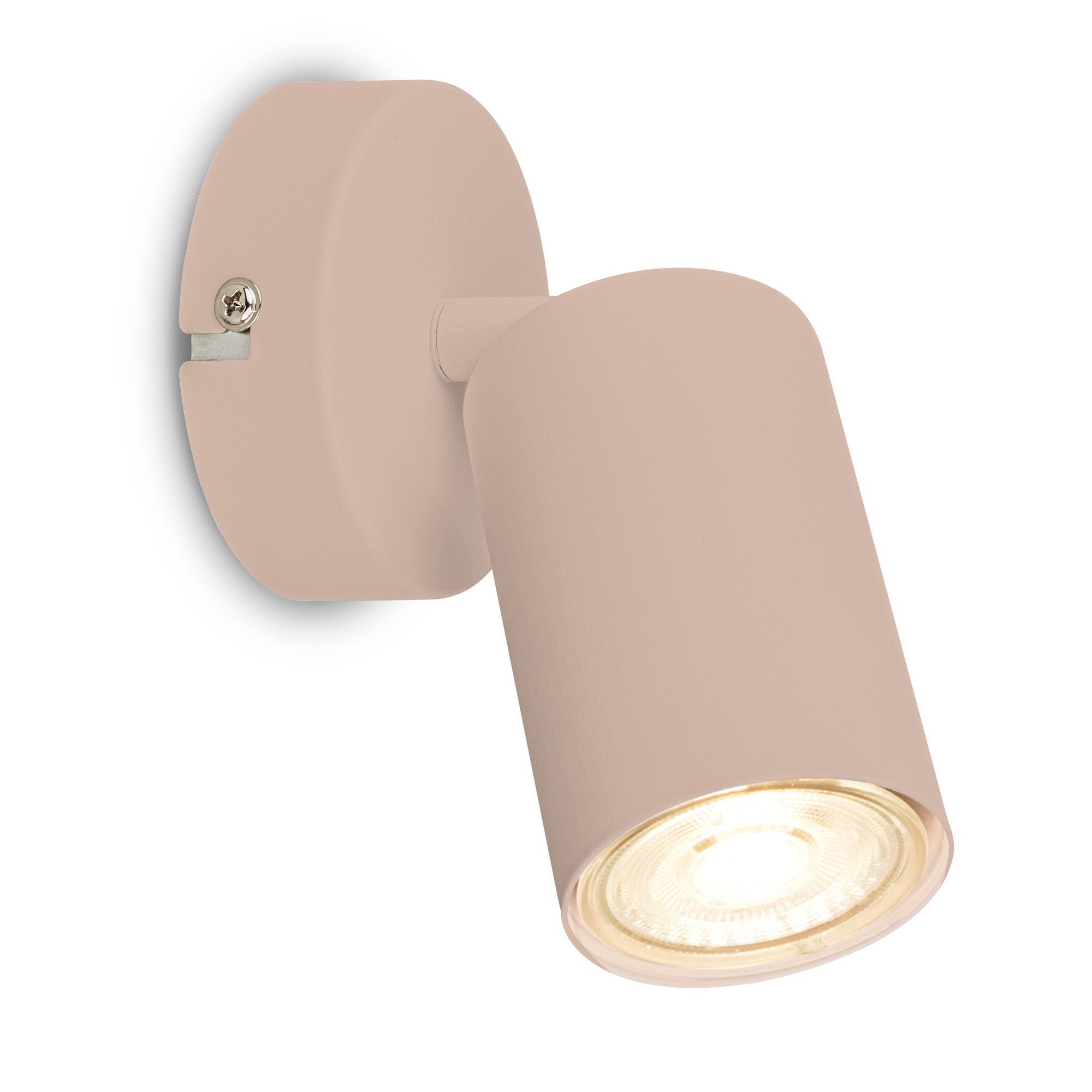 Briloner Leuchten Deckenleuchte LED Wandlampe Deckenlampe innen Schlafzimmer Wohnzimmer GU10, 1-flammig, ohne Leuchtmittel, Abhängig vom Leuchtmittel - Warmweiß / Neutralweiß / Kaltweiß, Wandlampe Innen 80 x 15,5 cm Silberfarbig max. 9W GU10 Kinderzimmer