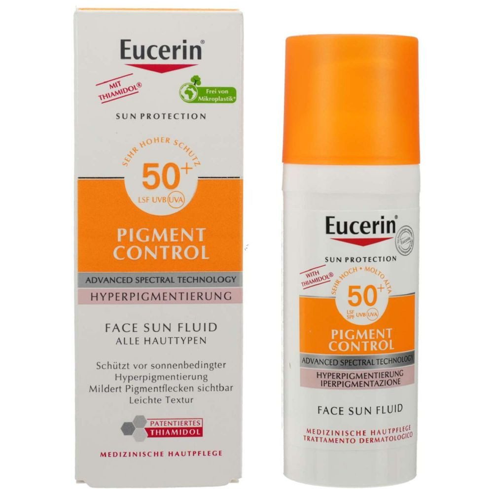 Eucerin Sonnenschutzcreme EUCERIN Sun Fluid Pigment Control LSF 50+ 50ml PZN 14292845