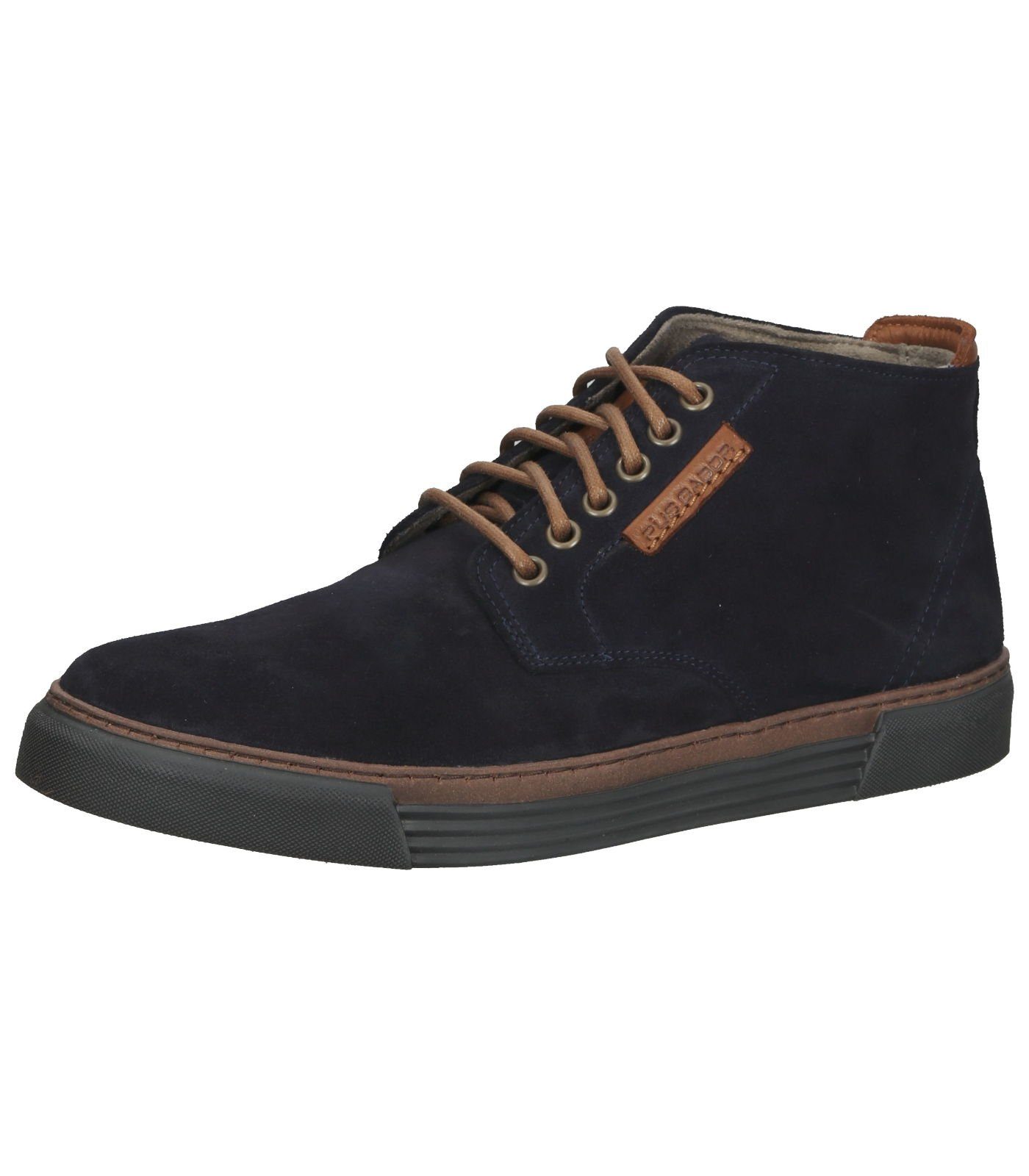 Pius Gabor Sneaker Veloursleder Sneaker Dunkelblau Braun