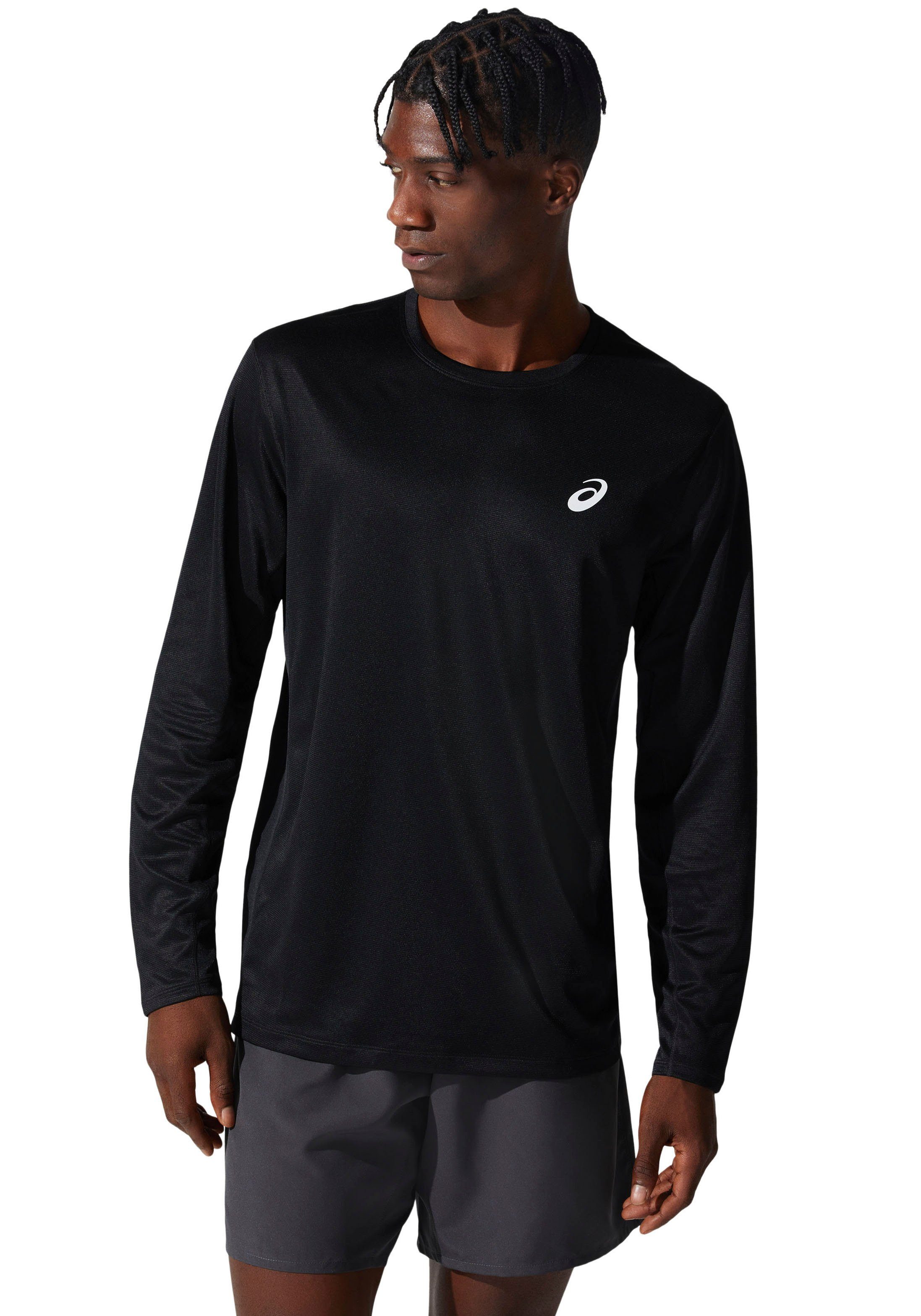 Asics CORE LS Laufshirt schwarz TOP