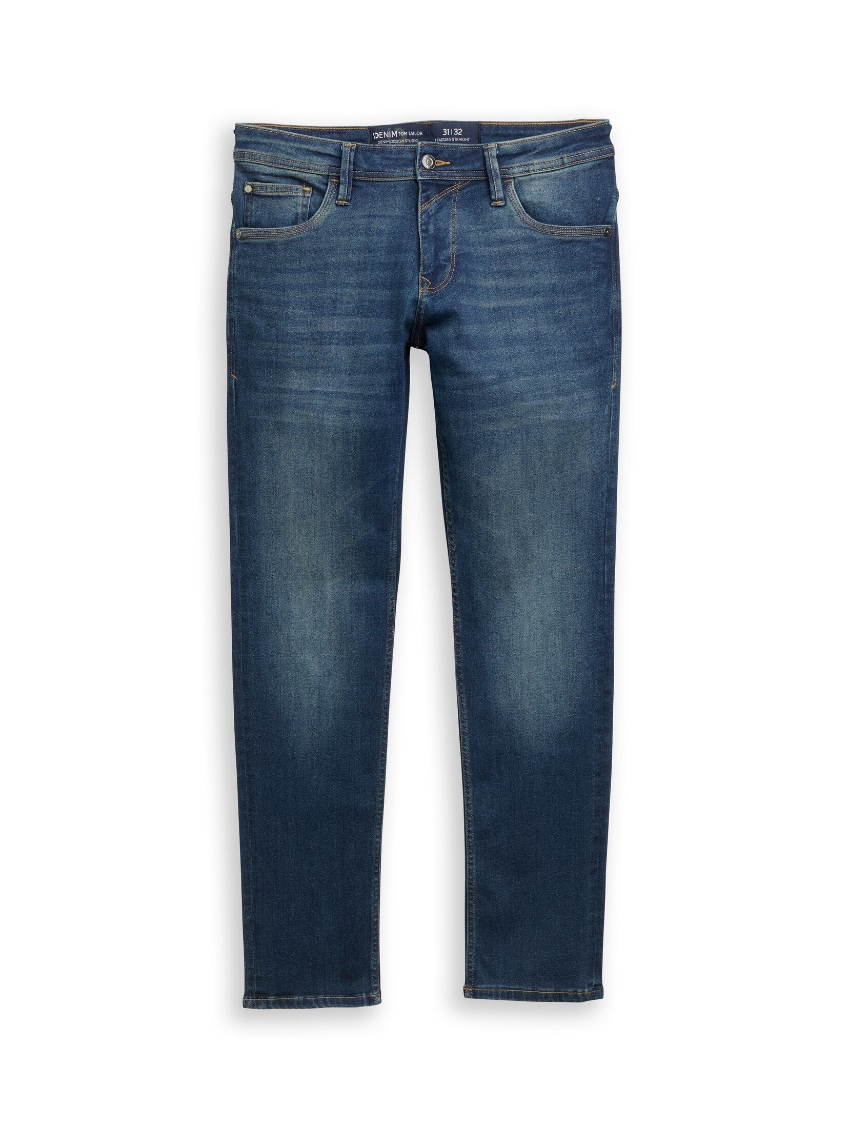 Used Dark Stone Blue Denim
