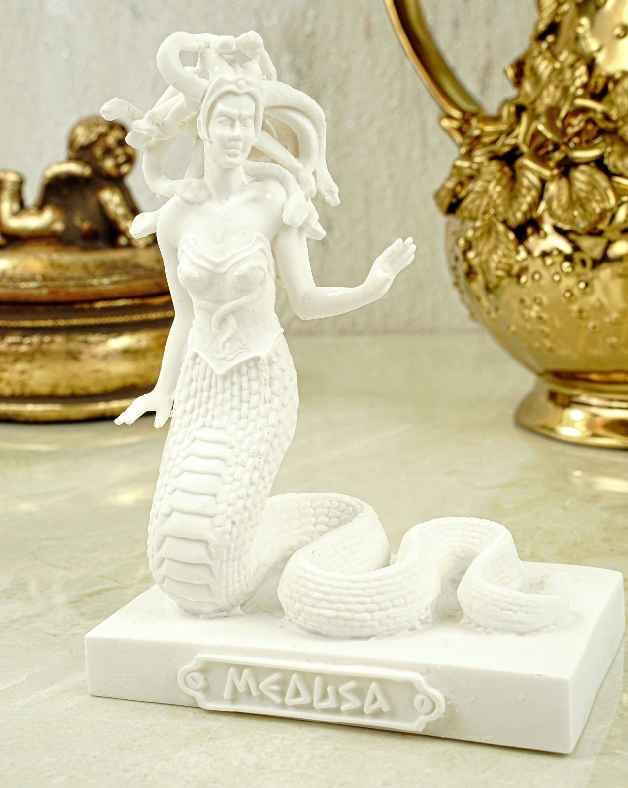 Kremers Schatzkiste Dekofigur Alabaster cm Figur Medusa 12