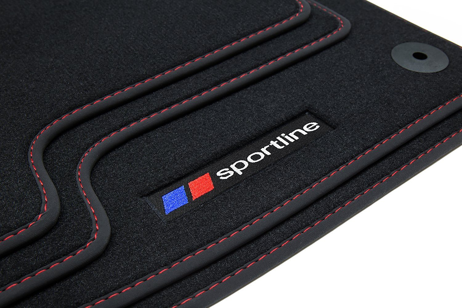 Auto-Fußmatten F651 Velours Fußmatten Set kompatibel mit BMW 1er E87 2004-2011