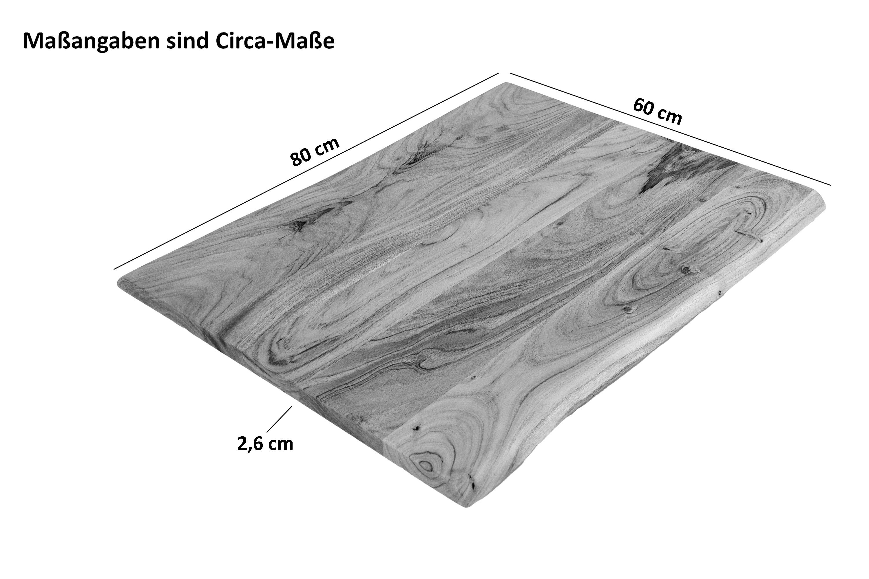 SAM® Arbeitsplatte Johann, Arbeitsplatte für Heimwerker aus Mangoholz