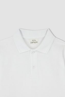 DeFacto Langarm-Poloshirt Langarm-Poloshirt (Packung, 2-tlg)