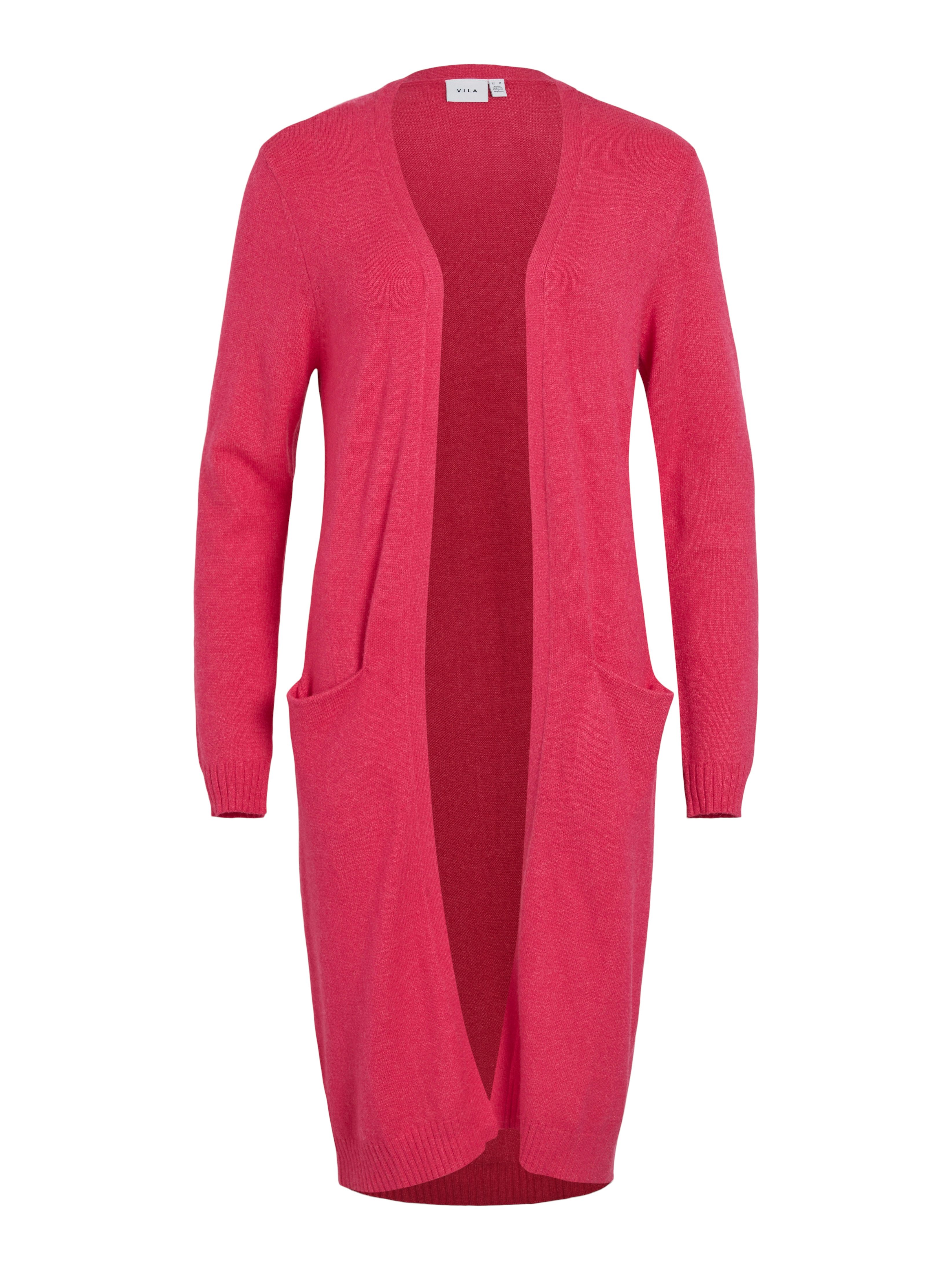 Vila Longstrickjacke VIRIL LONG L/S KNIT CARDIGAN - NOOS Viskosemischung, regular fit