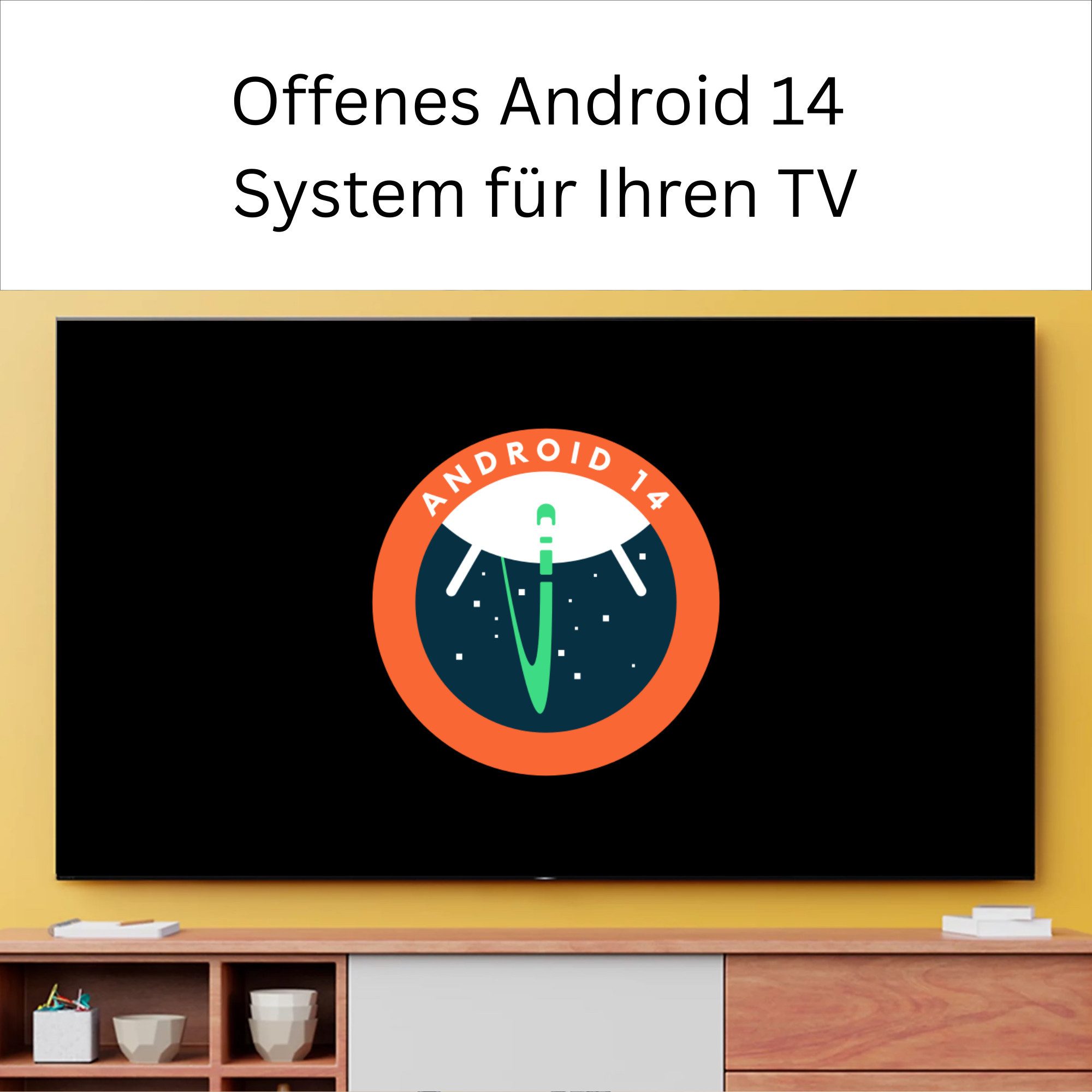 Orbsmart S89L Android 14 TV Box 4K HDR Mediaplayer Mini-PC (WiFi 6 & Gigabit-LAN, offenes Android System, inkl. Airmouse)
