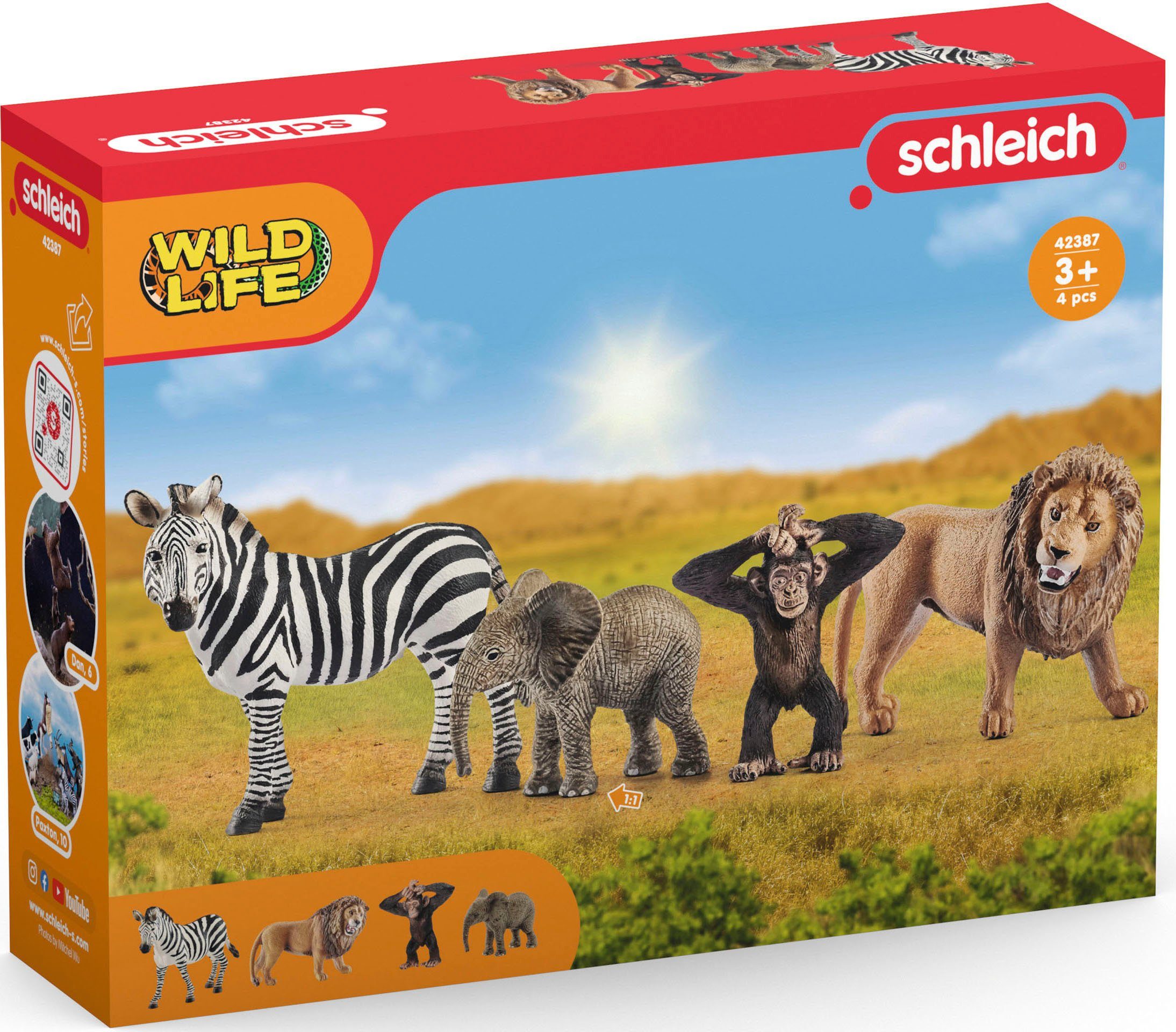 LIFE, (Set) Starter WILD (42387), Schleich® Spielfigur Set