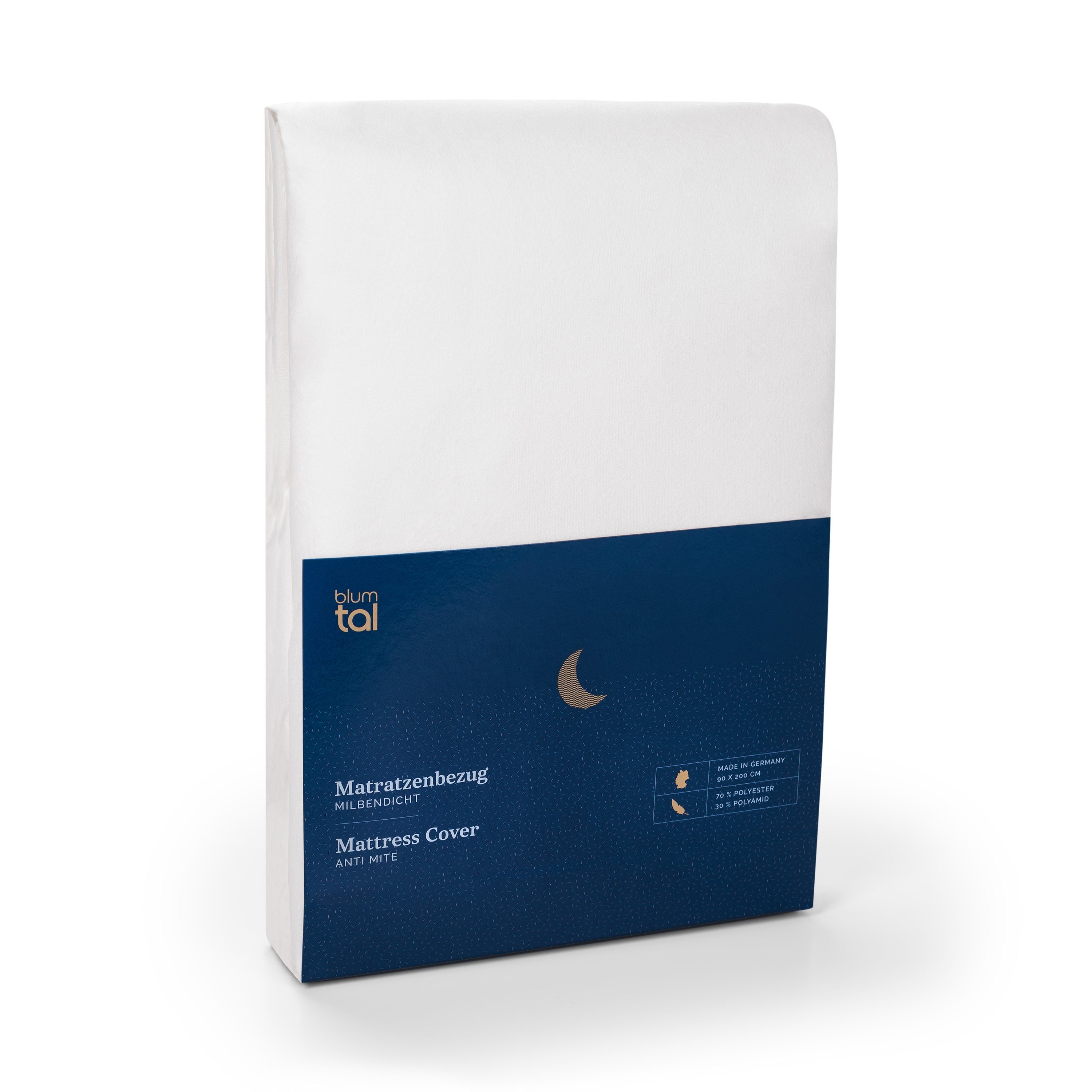 Blumtal, Topper Milbenbezug für Allergiker, 8 cm hoch, (1 oder 2-tlg), atmungsaktiv