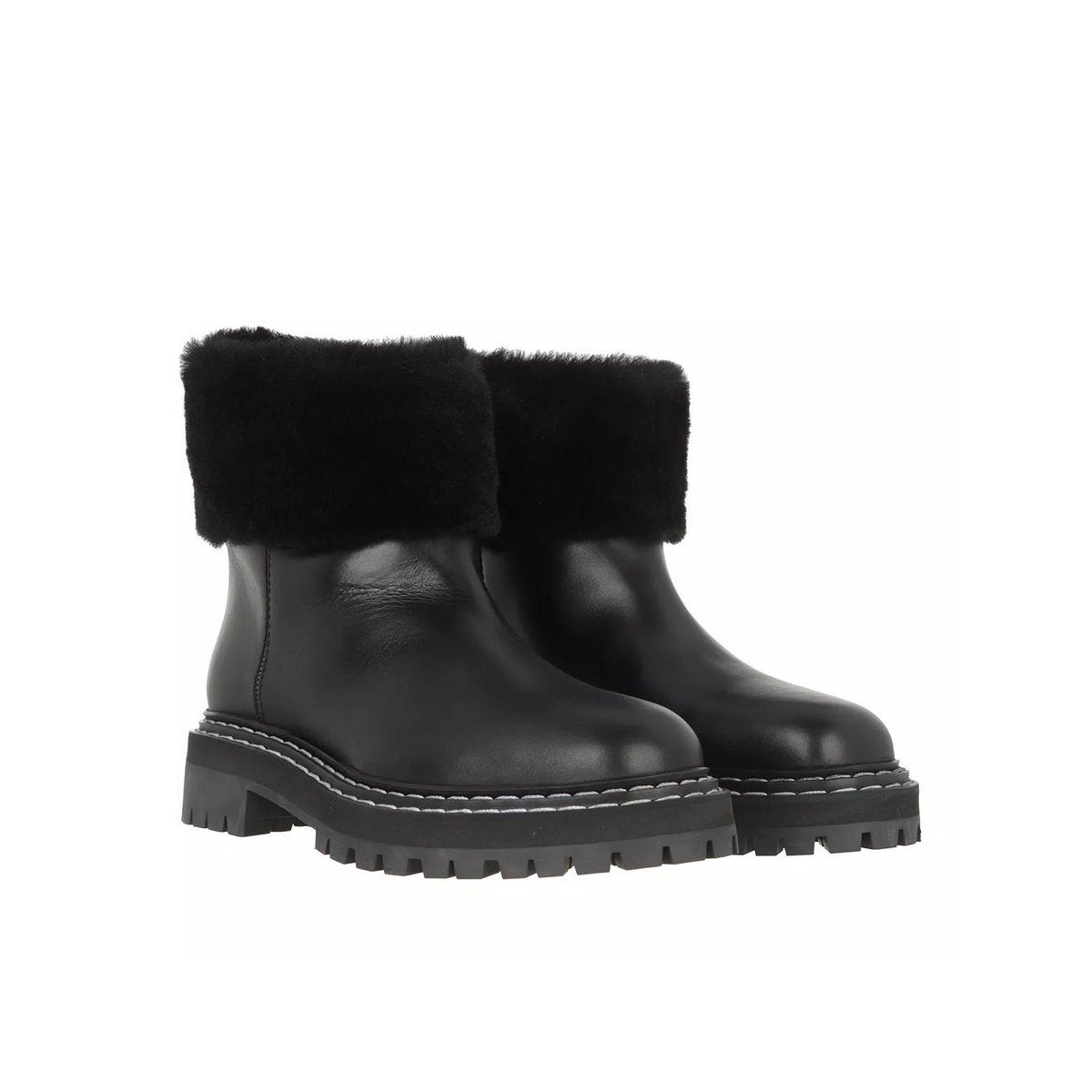 PROENZA SCHOULER schwarz Schlupfstiefel (2-tlg)