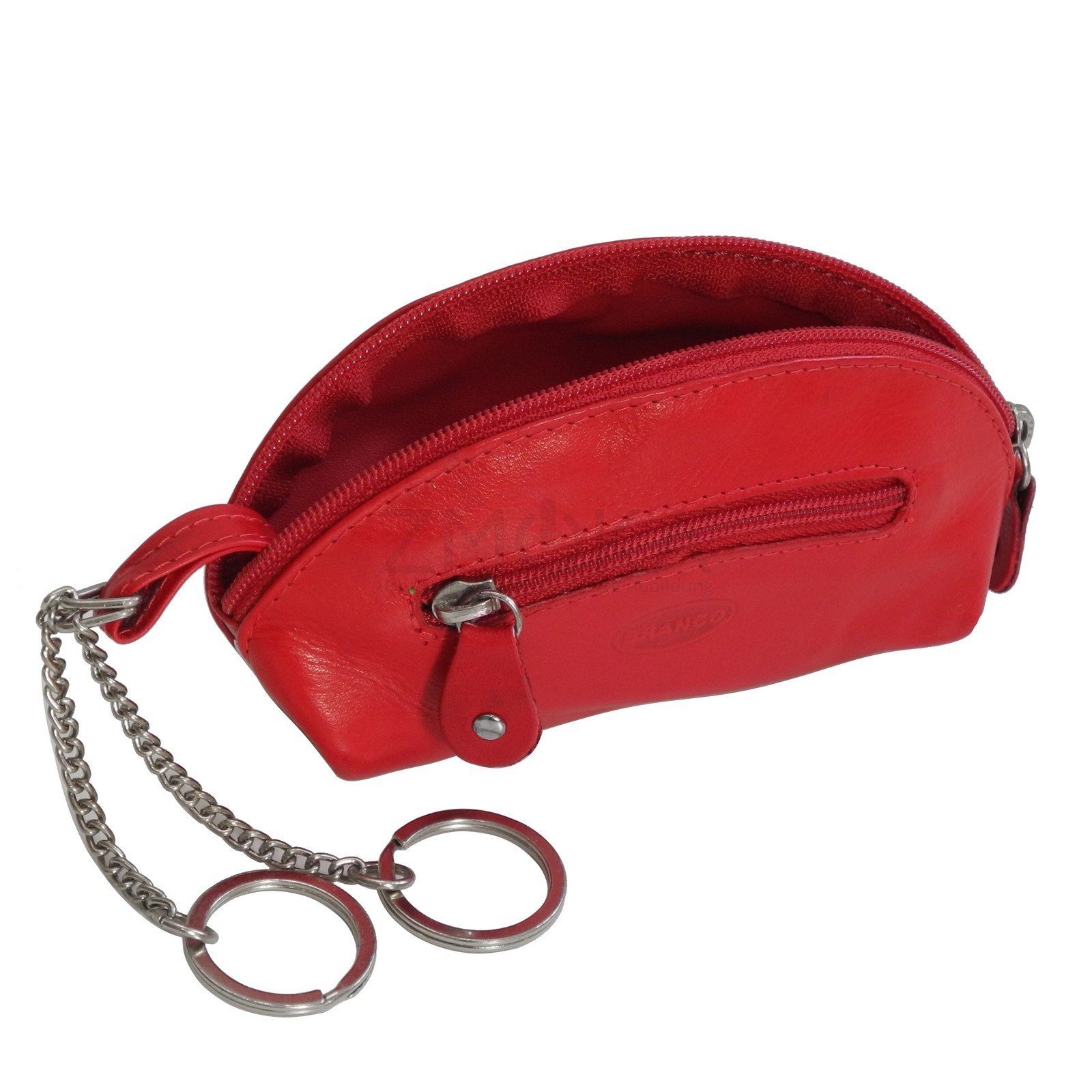 Schlüsseltasche Auswahl - Schlüsseltasche BRANCO Branco Rot Schlüsselringe Leder Schlüsseletui