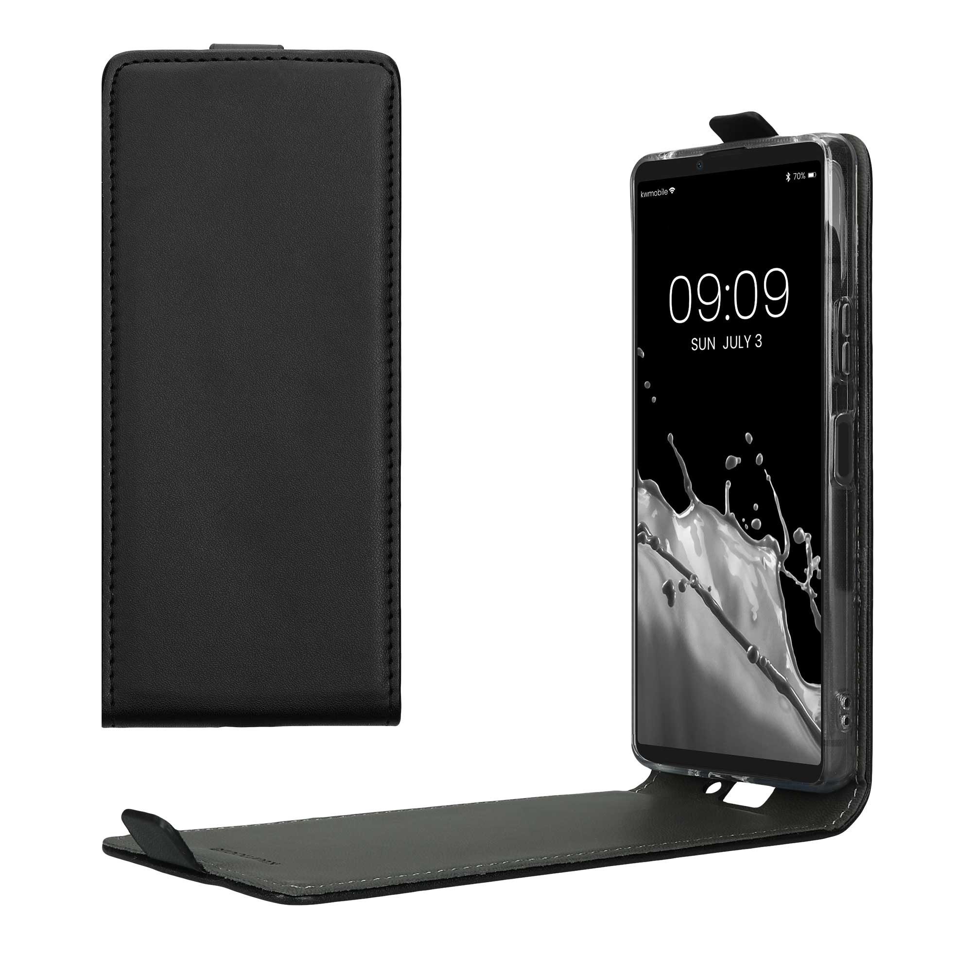 kwmobile Etui Flip Schutzhülle, Handy Cover Case Schutzhülle