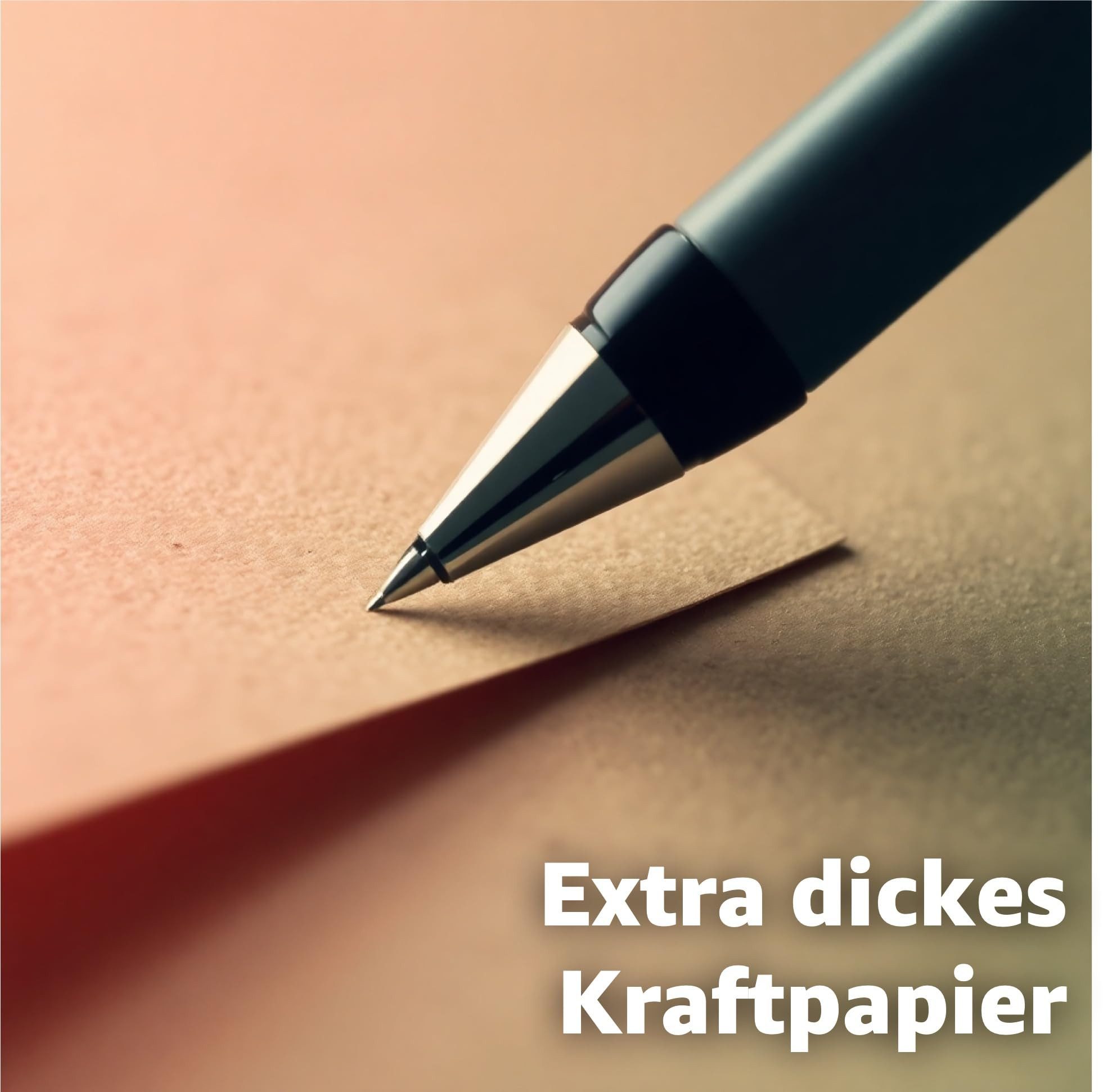 Bastelfreund® Kraftpapier 100x Blatt Kraftpapier DIN A4 - 160 g/m² - Naturpapier - Druckpapier, Bedruckbar; Papierstärke 200 g/m²