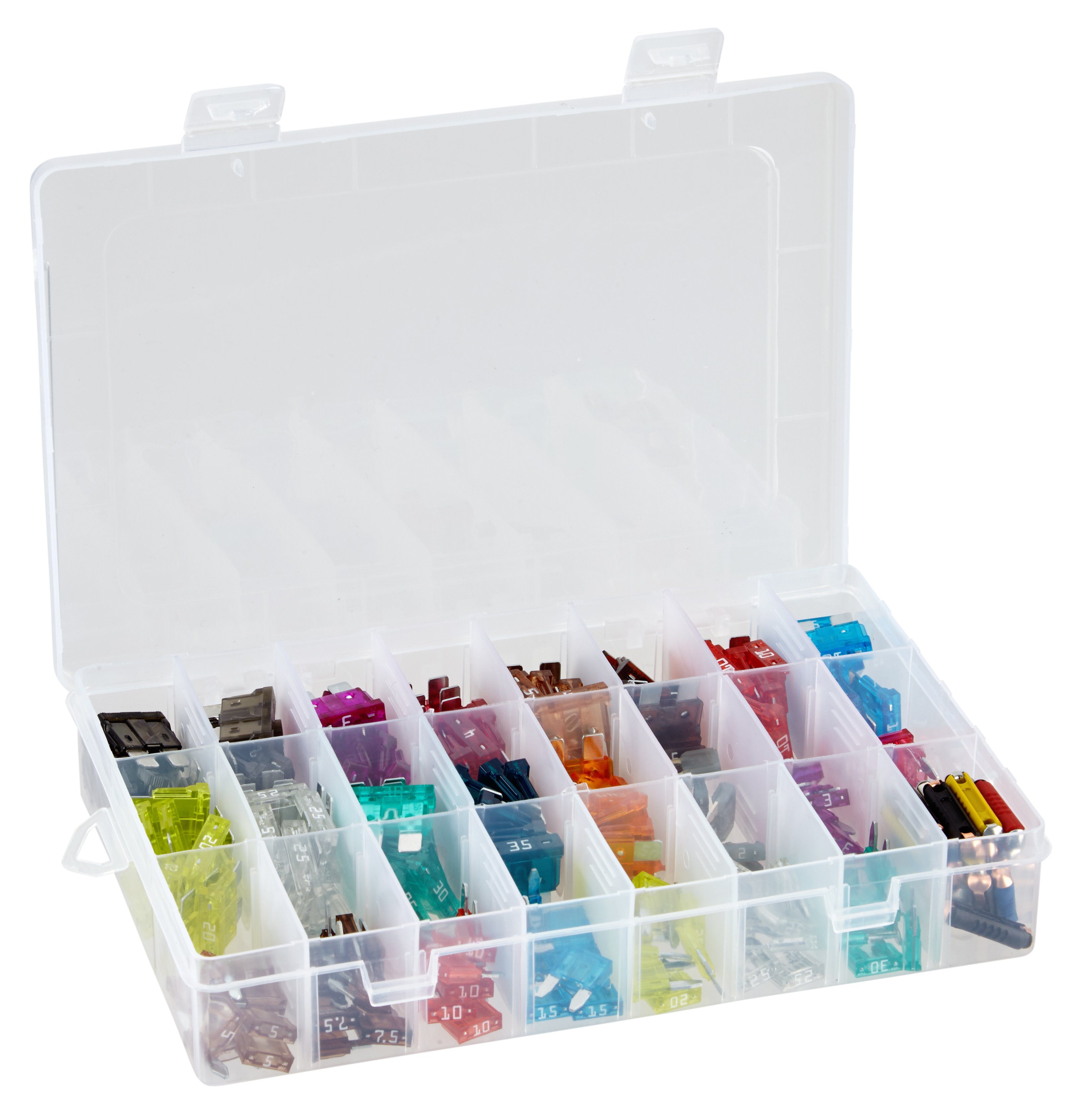 baytronic Kfz-Sicherungshalter baytronic 255-teiliges Kfz-Sicherungssortiment inkl. Plastikbox