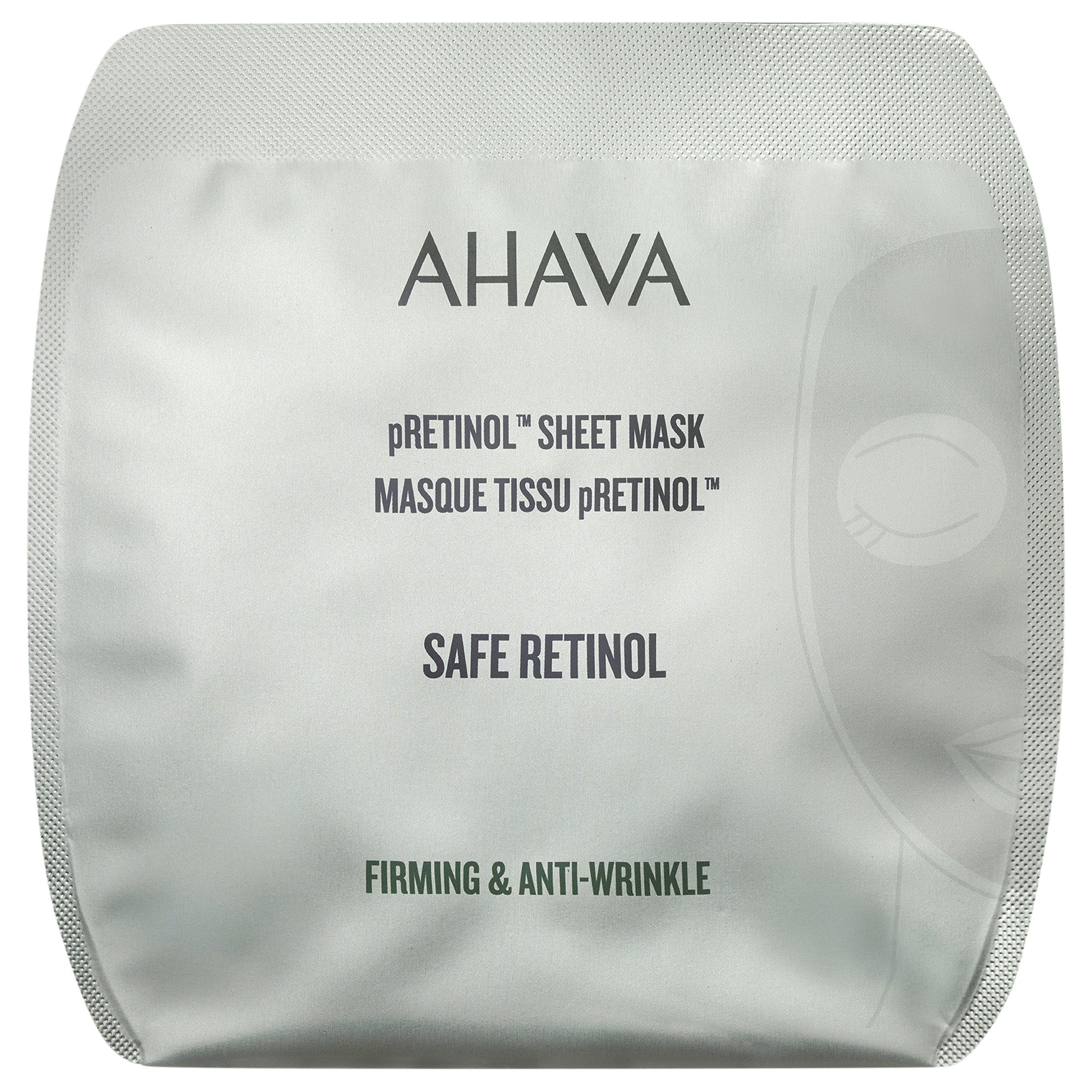 AHAVA Gesichtsmaske SAFE PRETINOL SHEET MASK, 1-tlg., Sheet-Maske