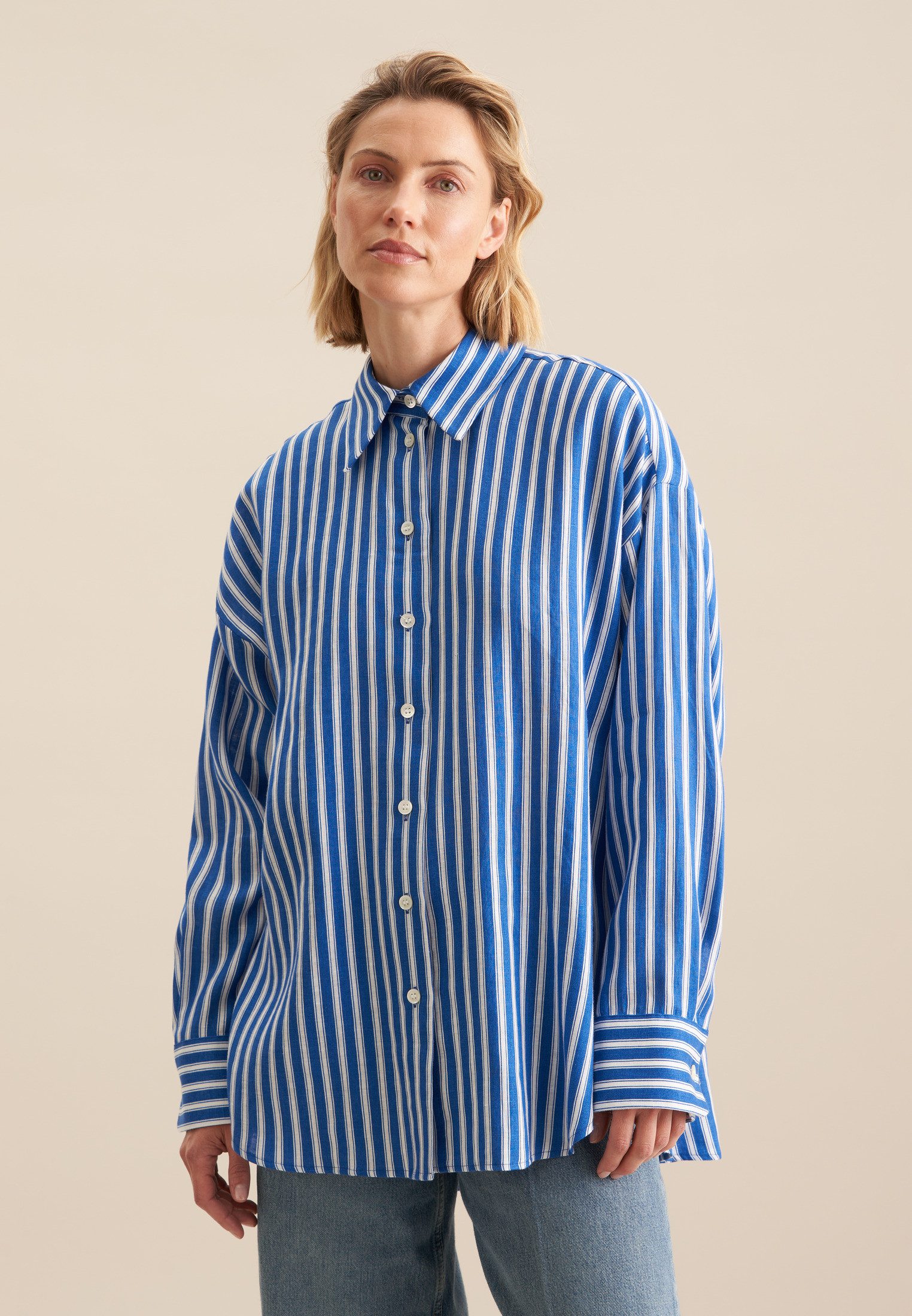 Longbluse Schwarze Rose
