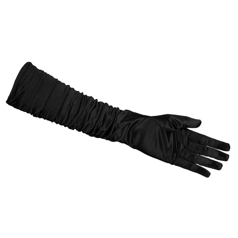 Boland Kostüm Handschuhe Hollywood schwarz