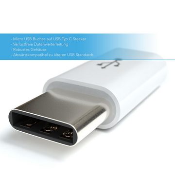 JAMEGA Micro USB auf USB Typ C Adapter Ladeadapter für Handy Smartphone Table USB-Adapter