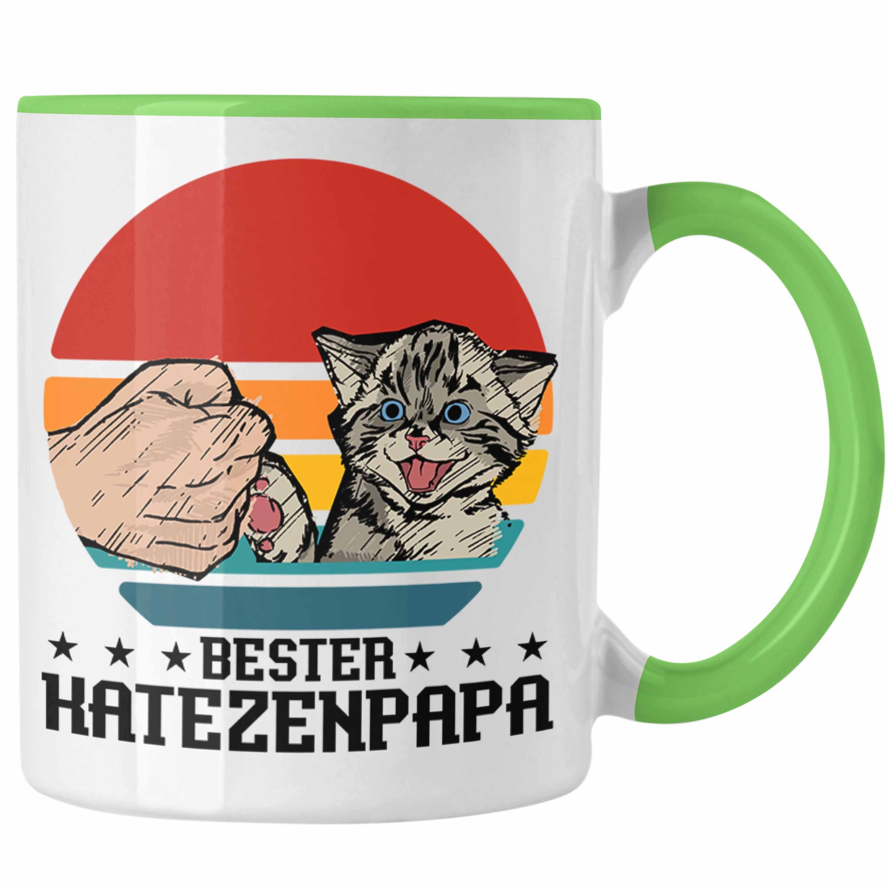 Tasse Katzenpapa Tasse Geschenk für besten Katzenpapa zum Vatertag Katzenbes