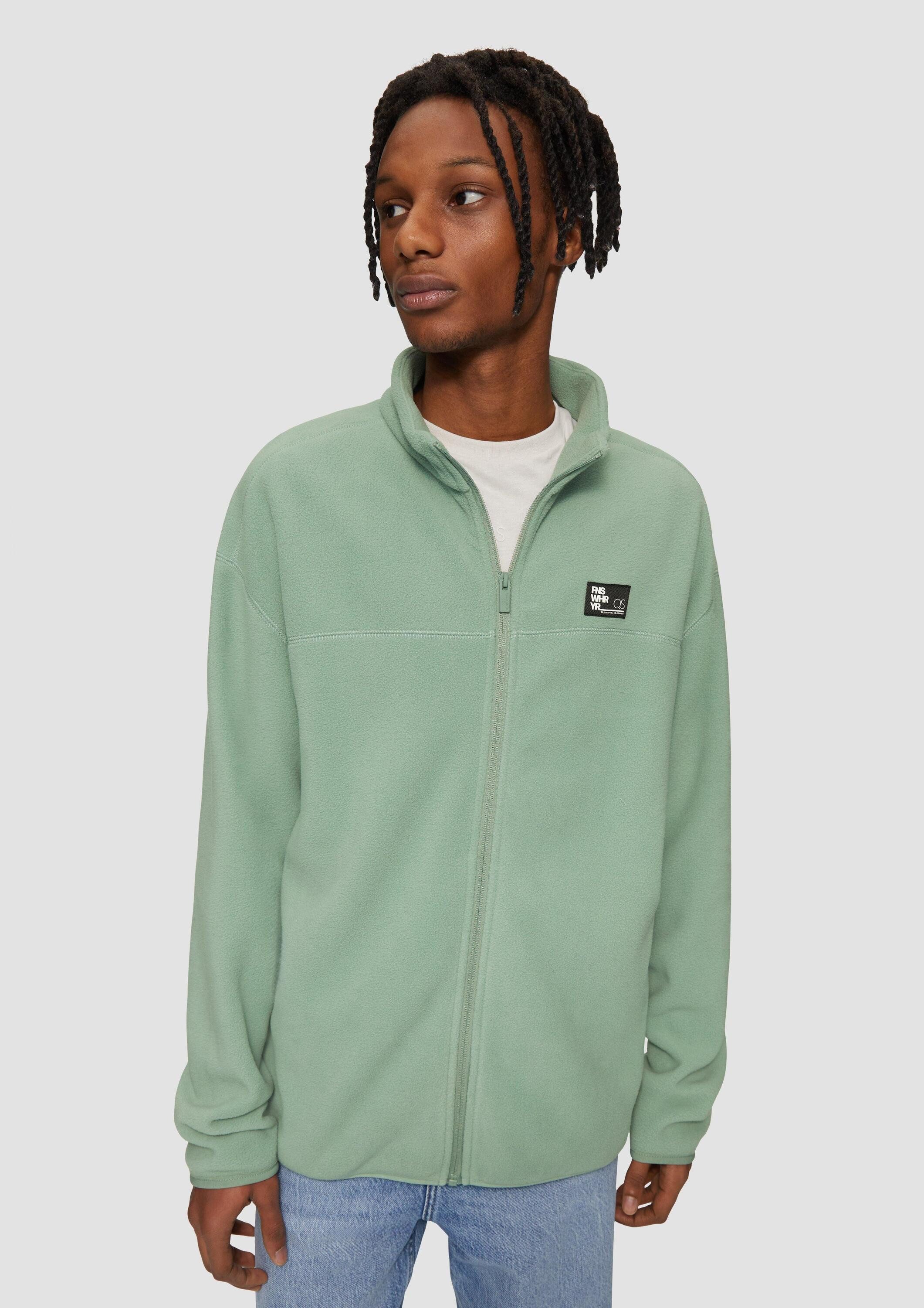 QS Sweatjacke Sweatshirt Jacke (1-tlg) günstig online kaufen
