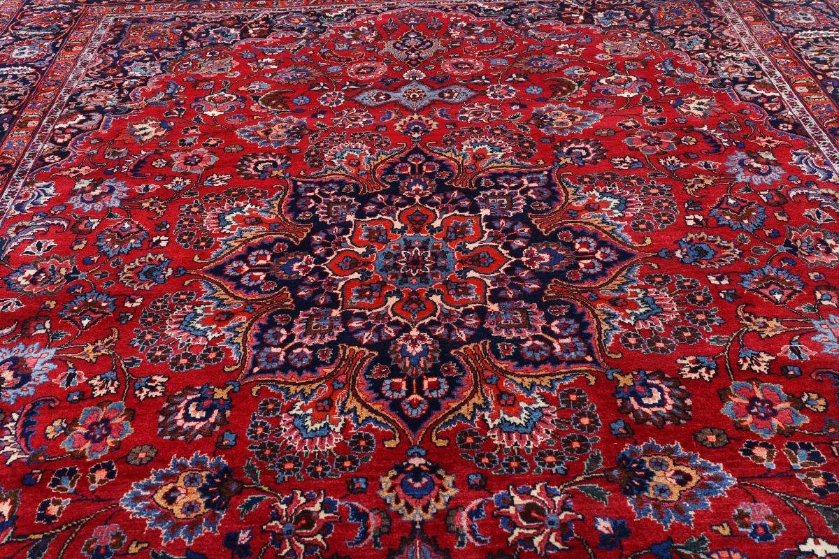 Orientteppich mm Handgeknüpfter Perserteppich, Trading, Nain 267x343 Mashhad / Orientteppich 12 Höhe: rechteckig,