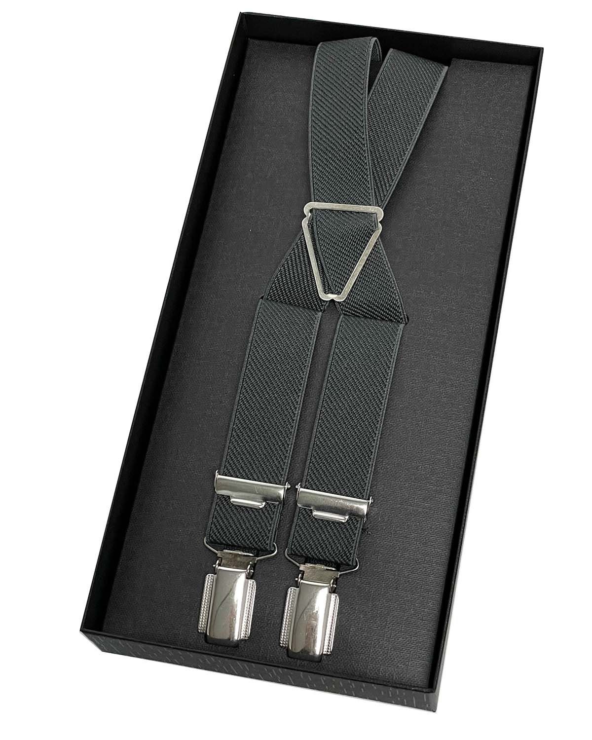 LLOYD Men’s Belts Hosenträger LLOYD-Hosenträger 25 mm unifarben 2-streifig gekre